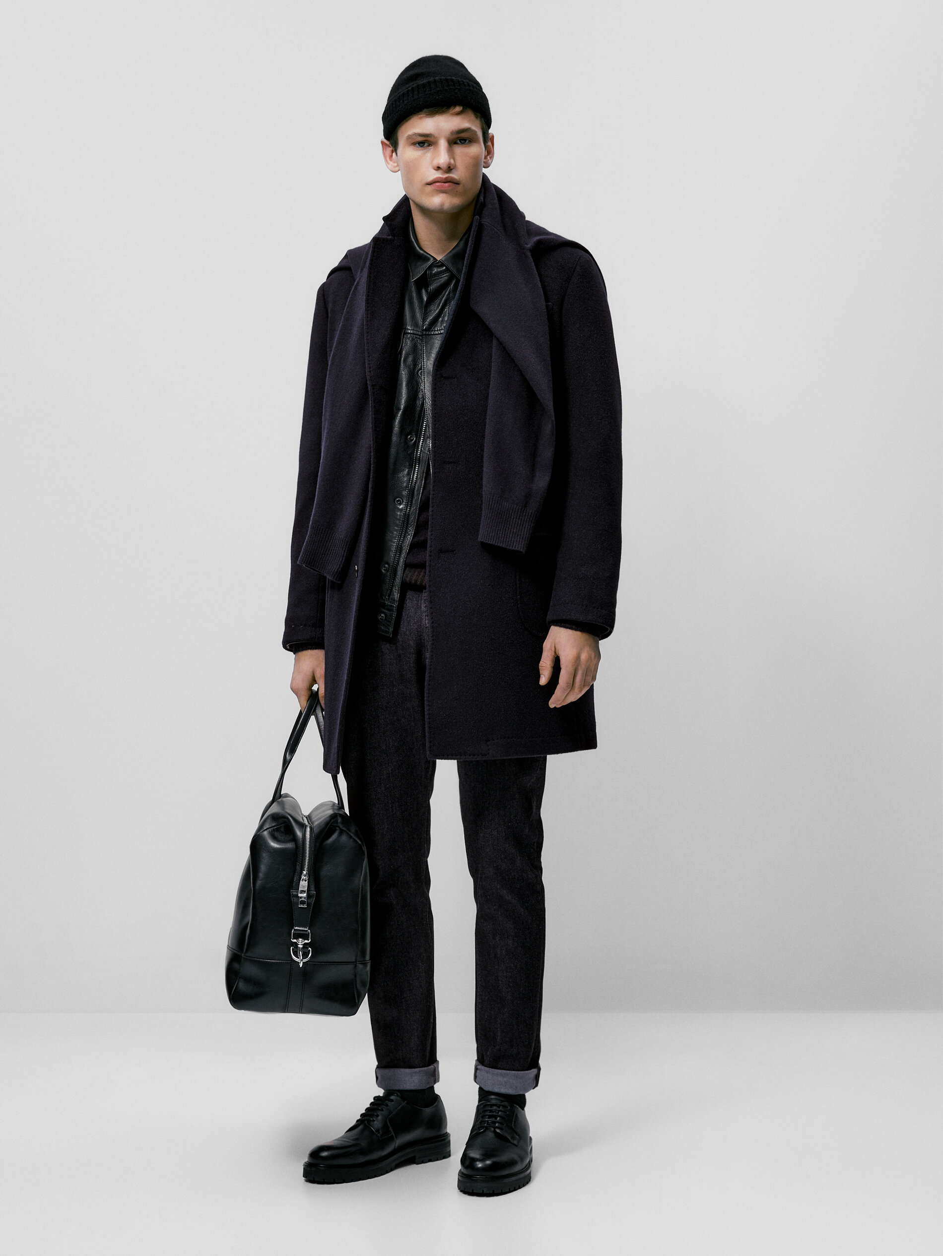 Pantalón vaquero desencolado slim fit - INDIGO