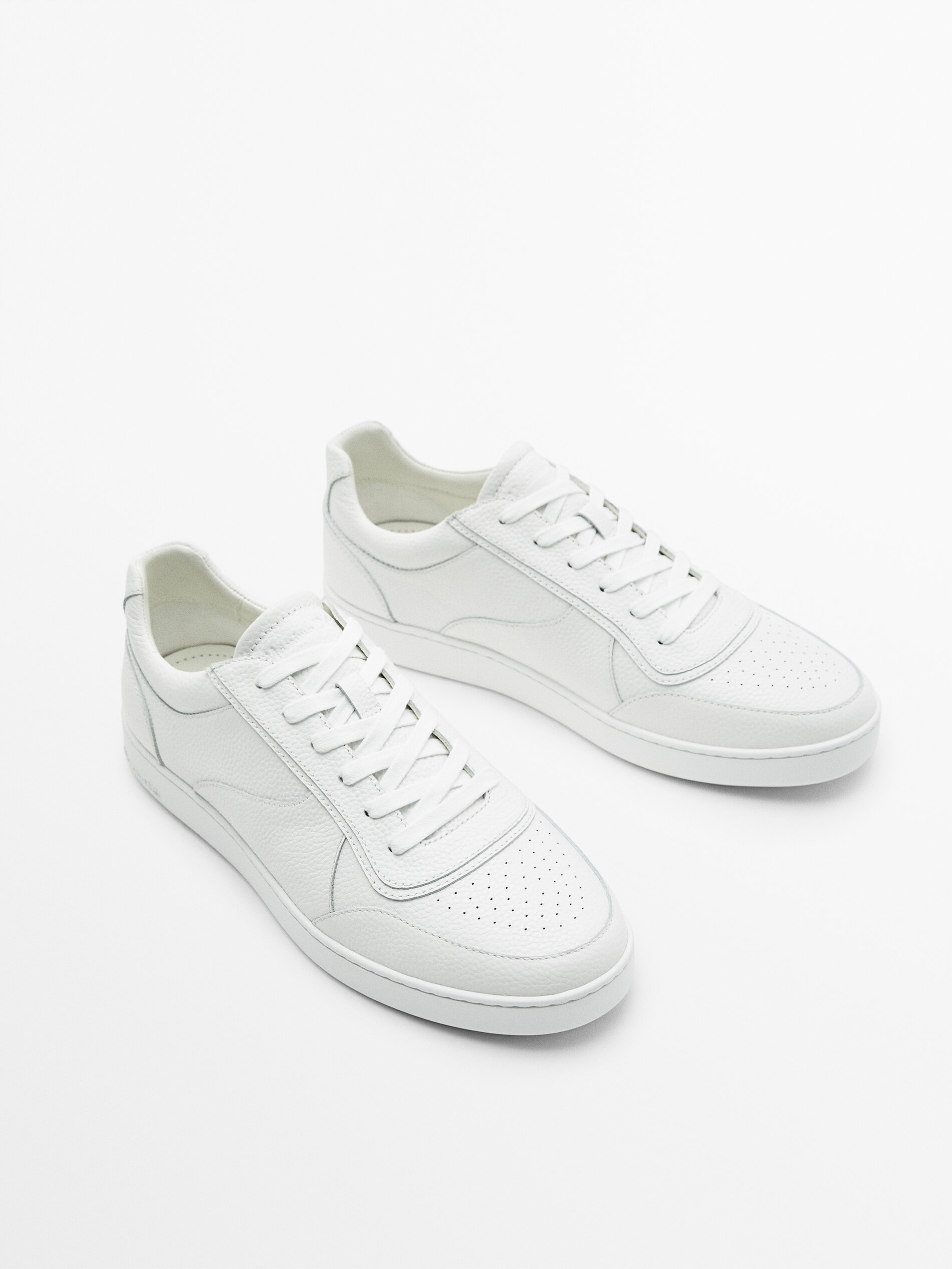 Deportivo piel napa - BLANCO