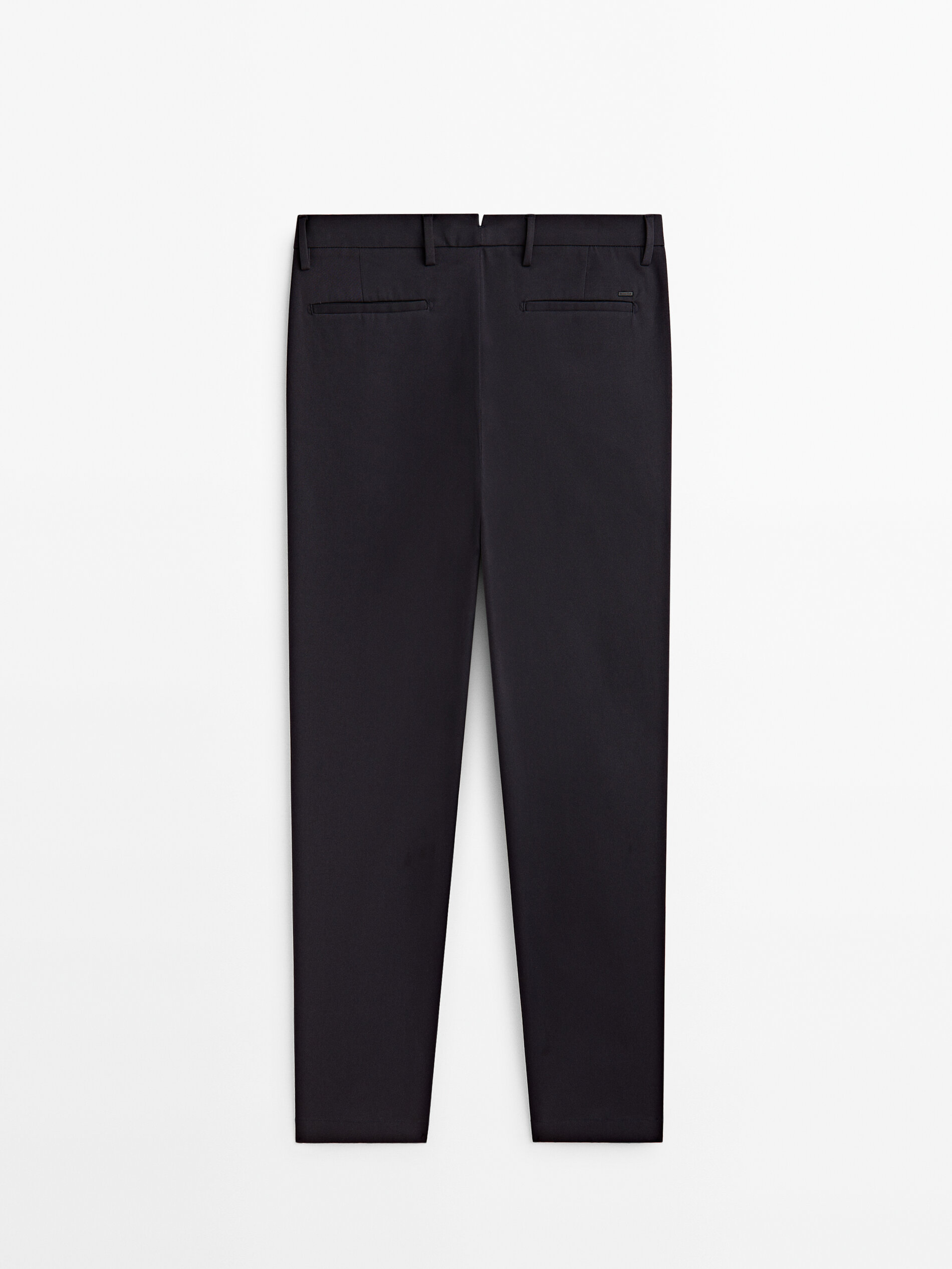 Pantalón chino sarga relaxed fit - AZUL MARINO