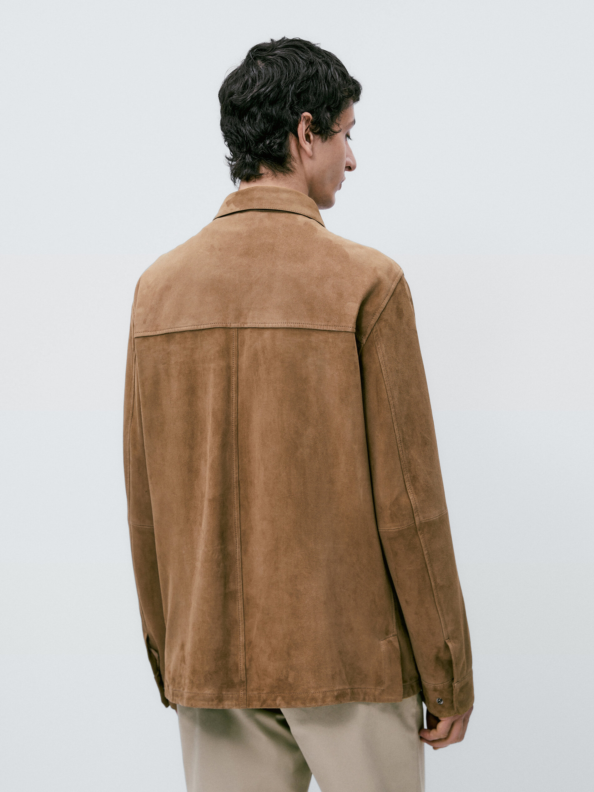 Sobrecamisa ante bolsillos - BEIGE