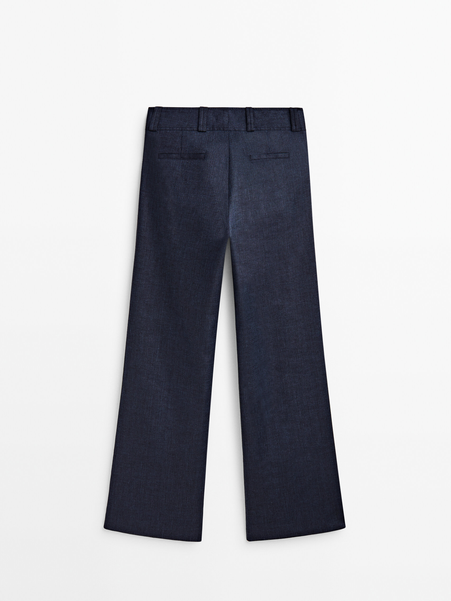 Pantalón traje denim - AZUL MARINO