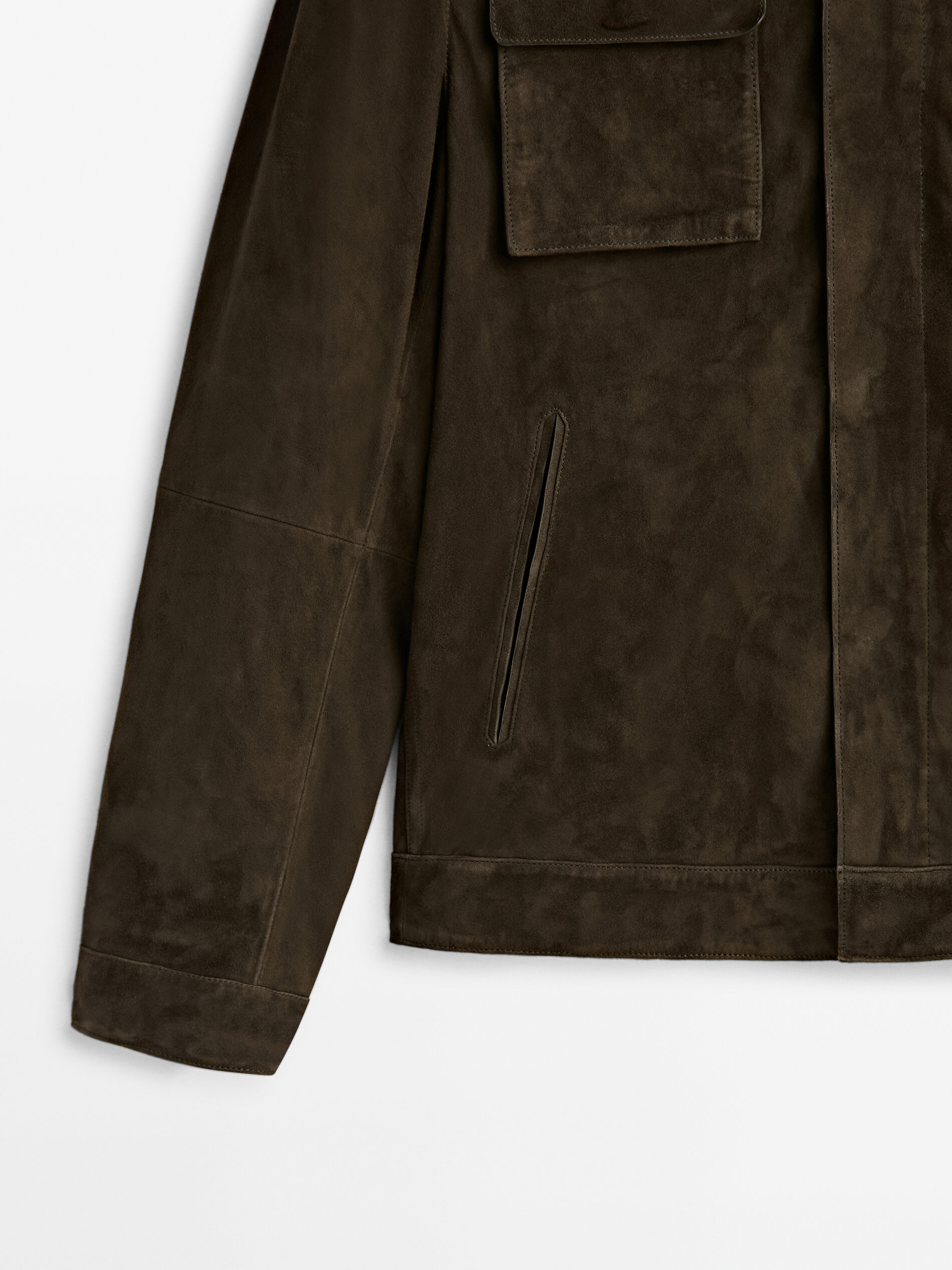 Sobrecamisa de ante - KAKI