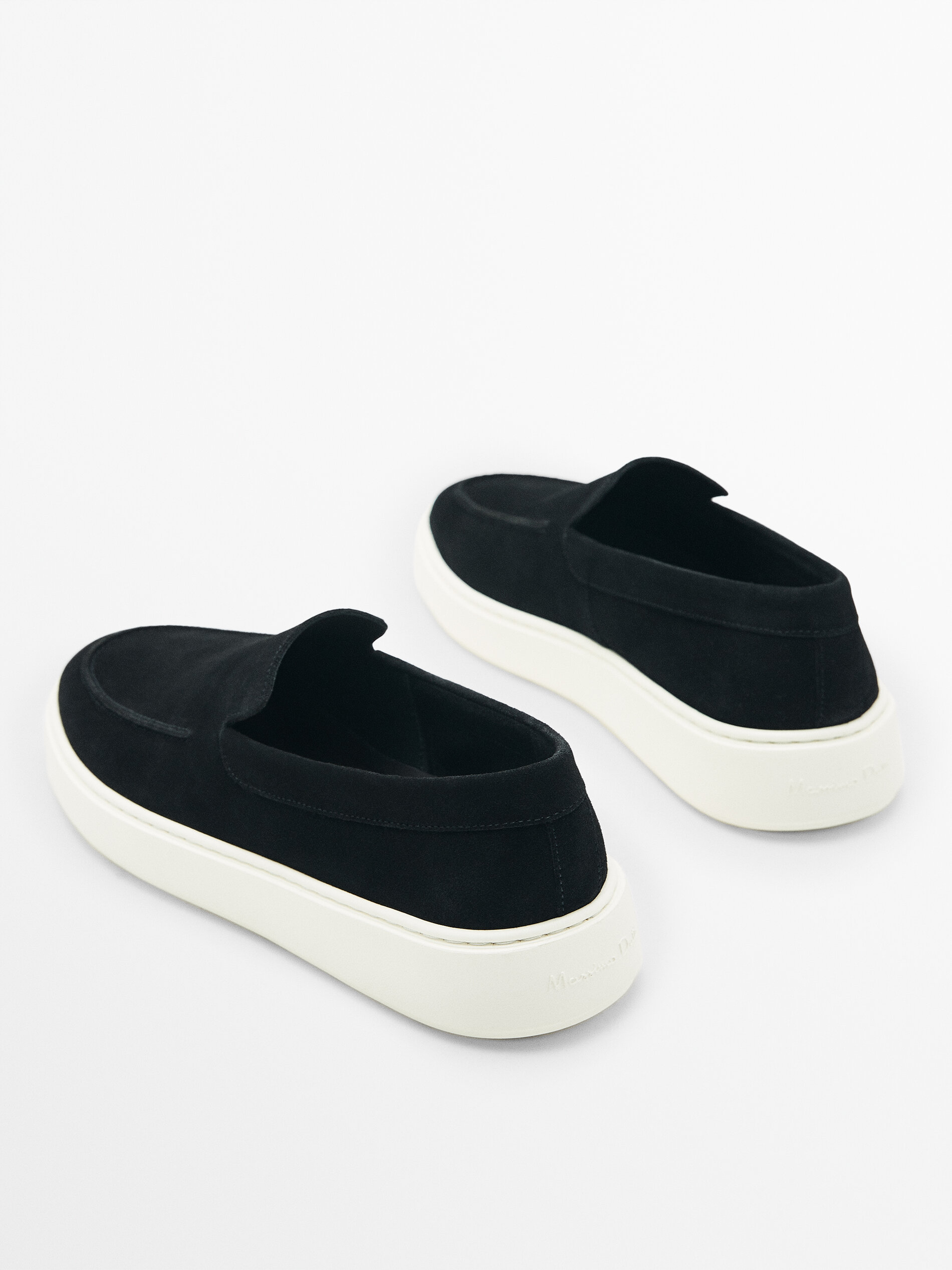 Mocasín soft serraje marino - AZUL