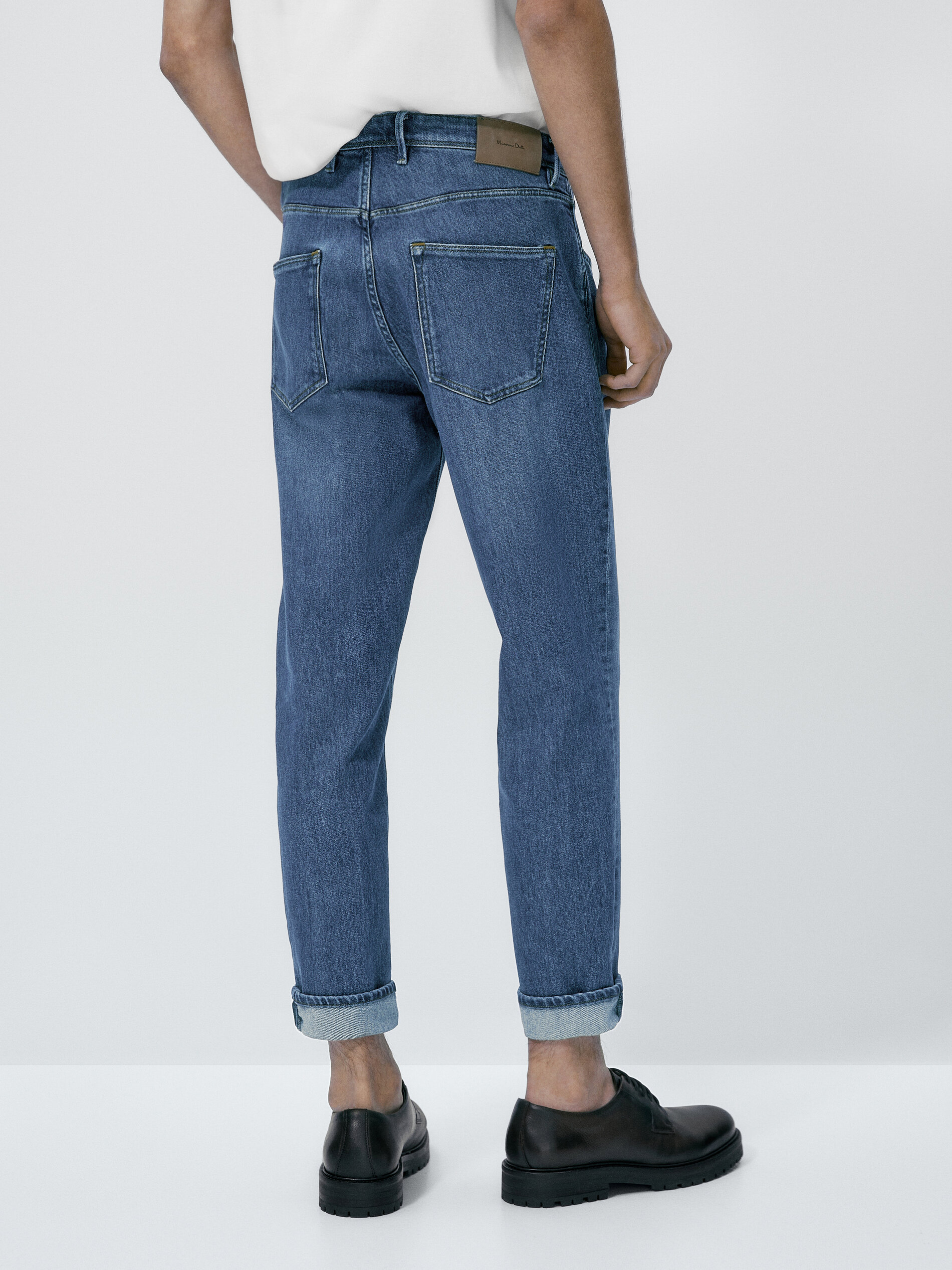 Pantalón vaquero dirty stone relaxed fit - INDIGO