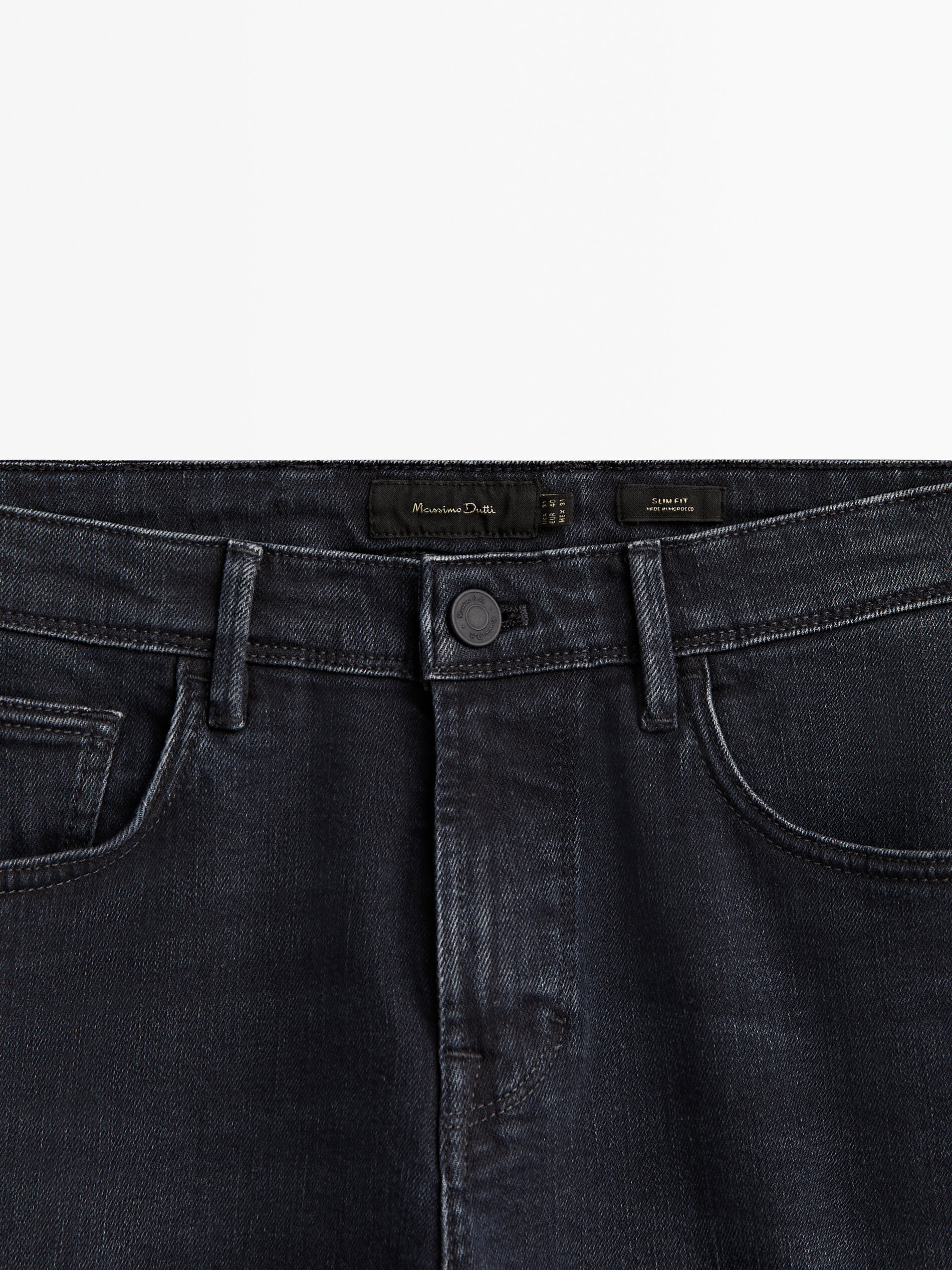 Pantalón vaquero blue black slim fit - INDIGO