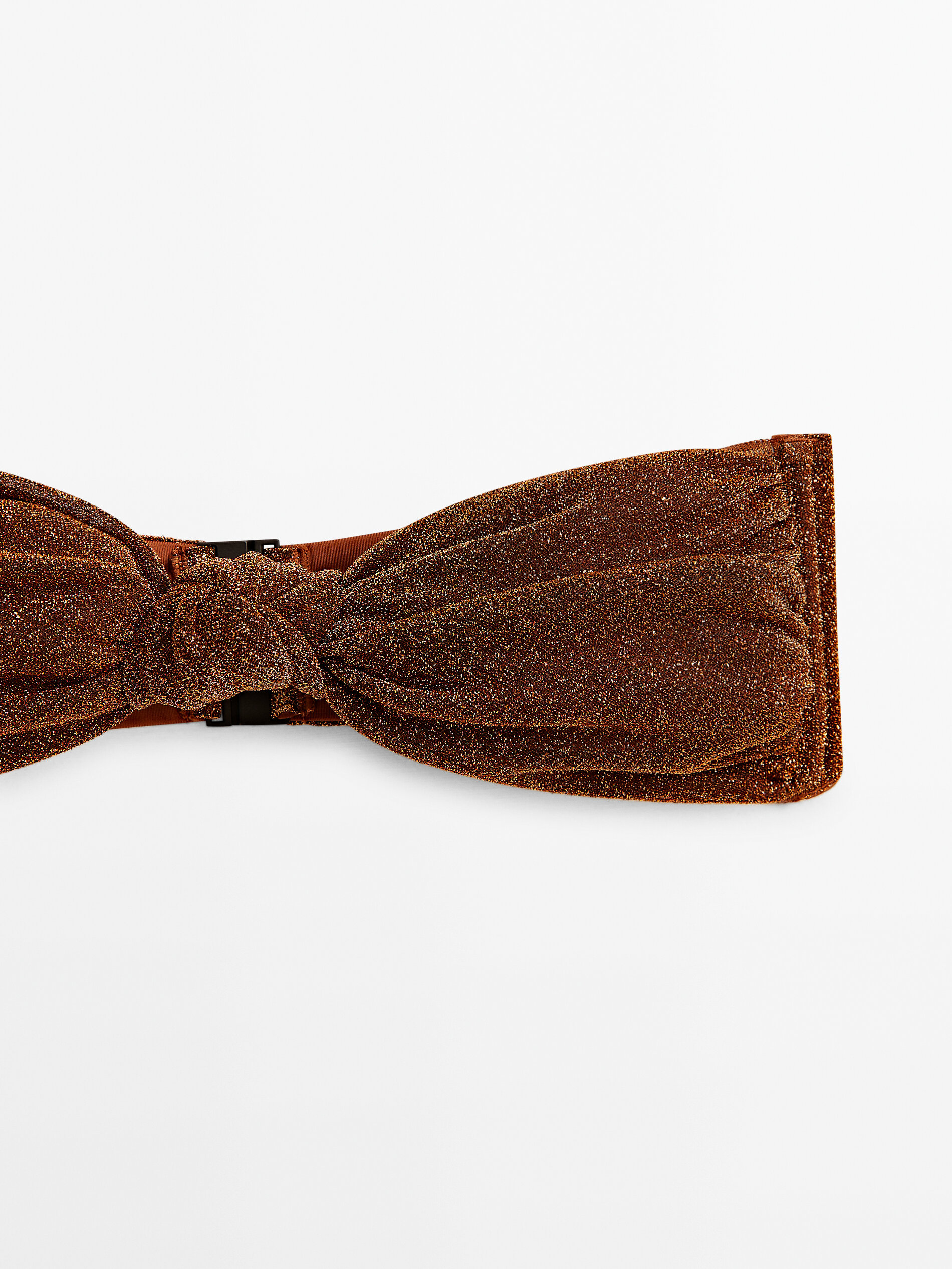 Top bandeau bikini brillo - COBRE