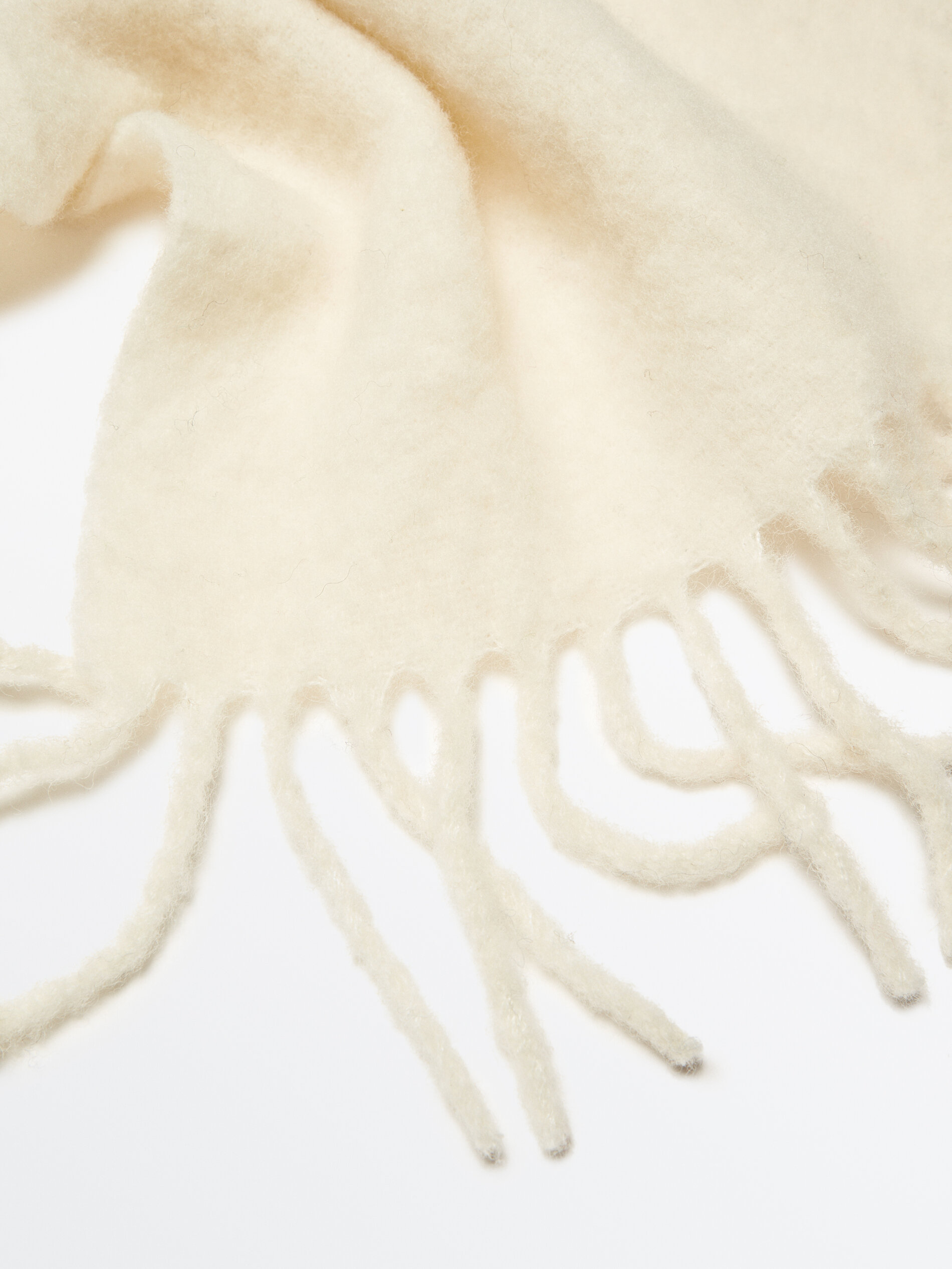 Bufanda tie dye detalle flecos - CRUDO