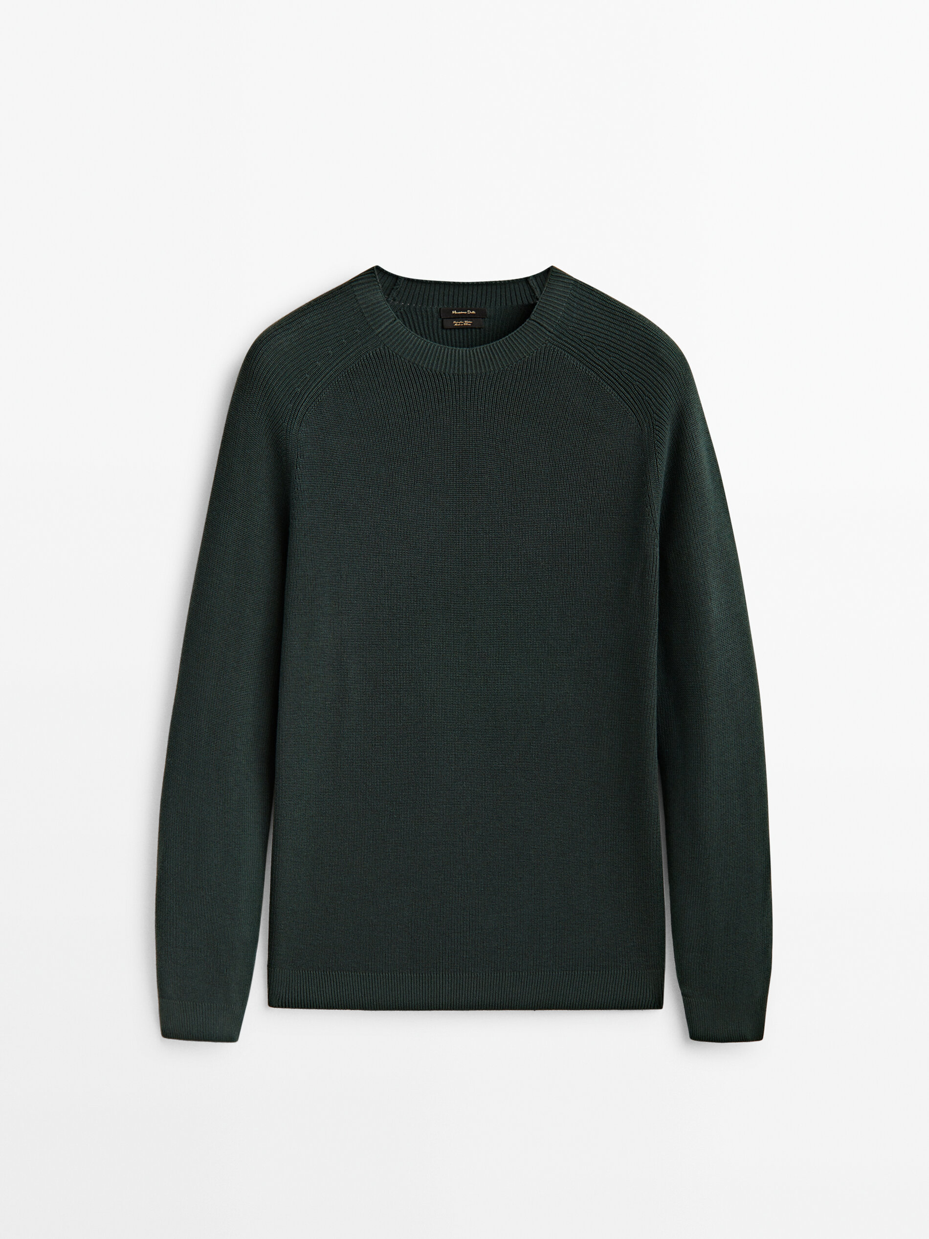 Jersey de punto estructura cuello redondo - BOTELLA