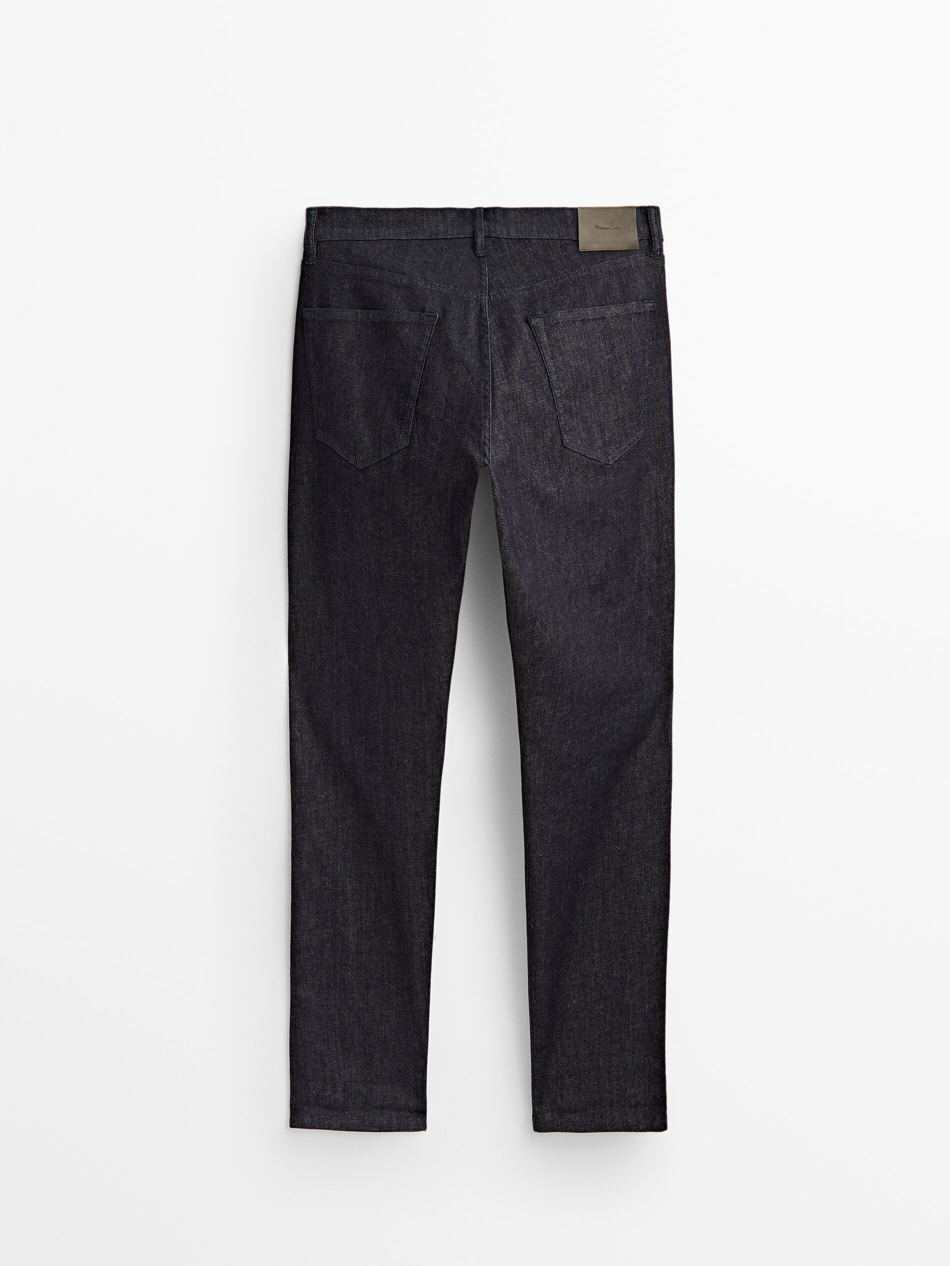 Pantalón vaquero desencolado tapered fit - INDIGO