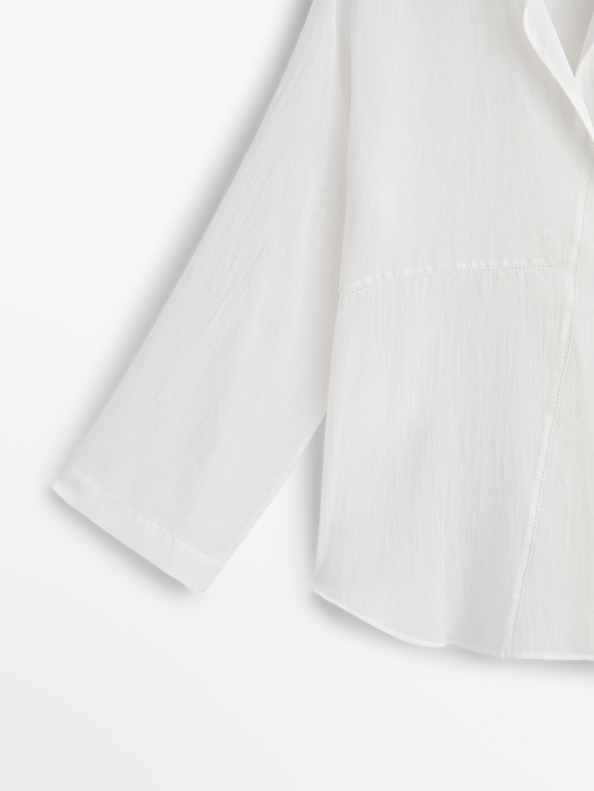 Camisa patchwork bolsillo - CRUDO