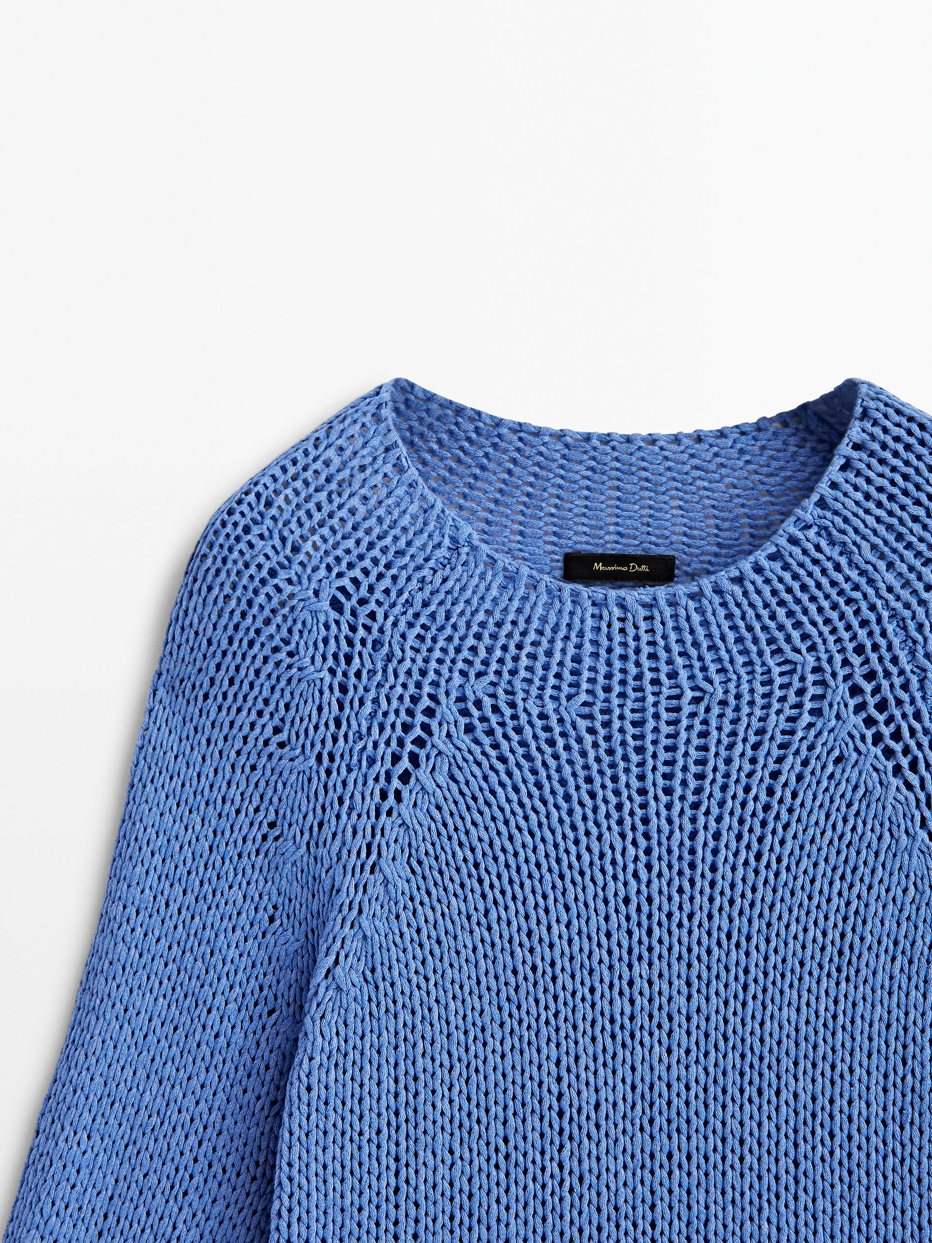 Jersey punto cropped - AZUL