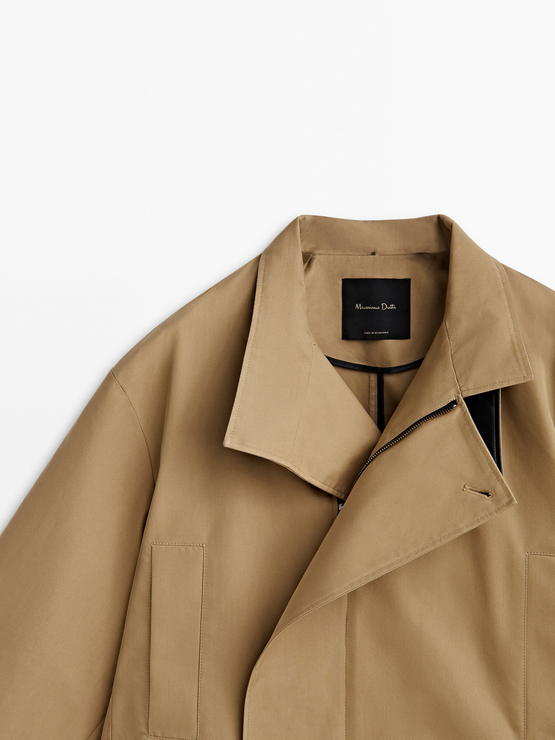 Chaqueta corta detalle contraste - CAMEL