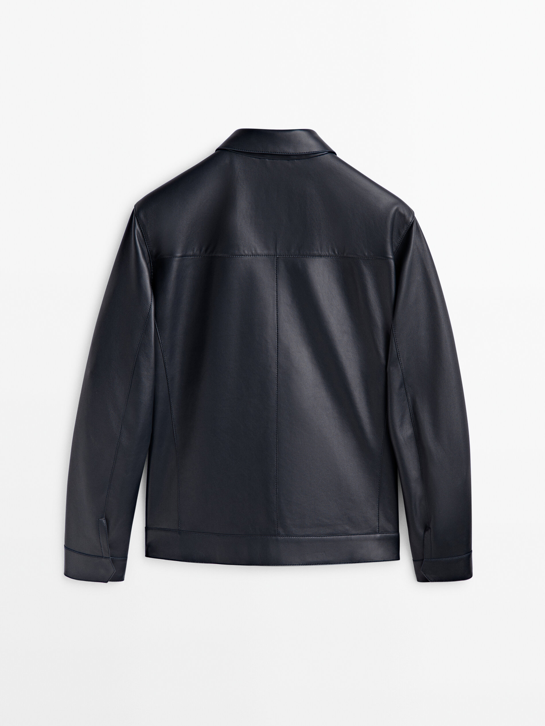 Chaqueta trucker piel napa Limited edition - AZUL OSCURO