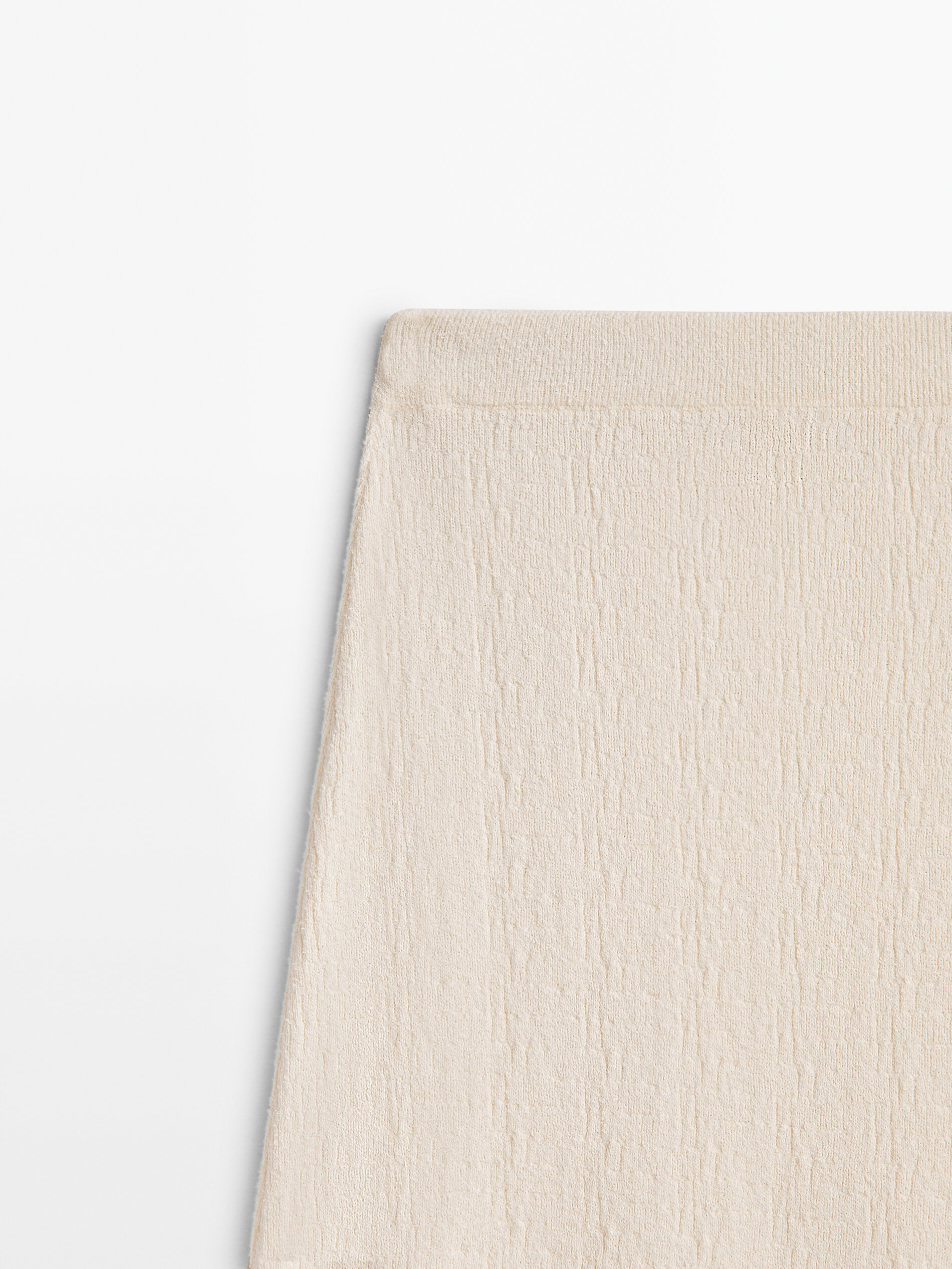 Falda punto estructura - CRUDO