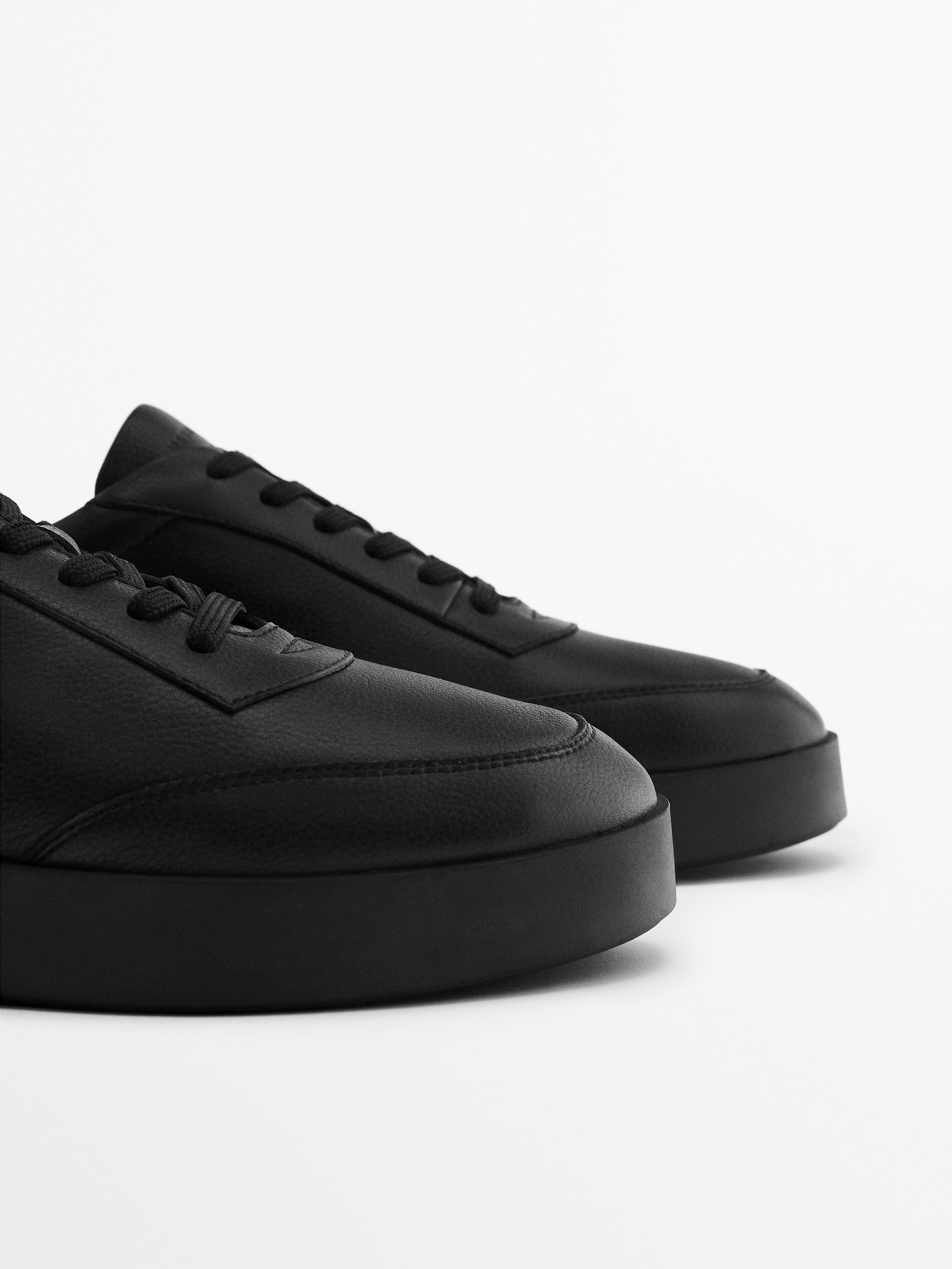 Deportivo piel napa - Studio - NEGRO