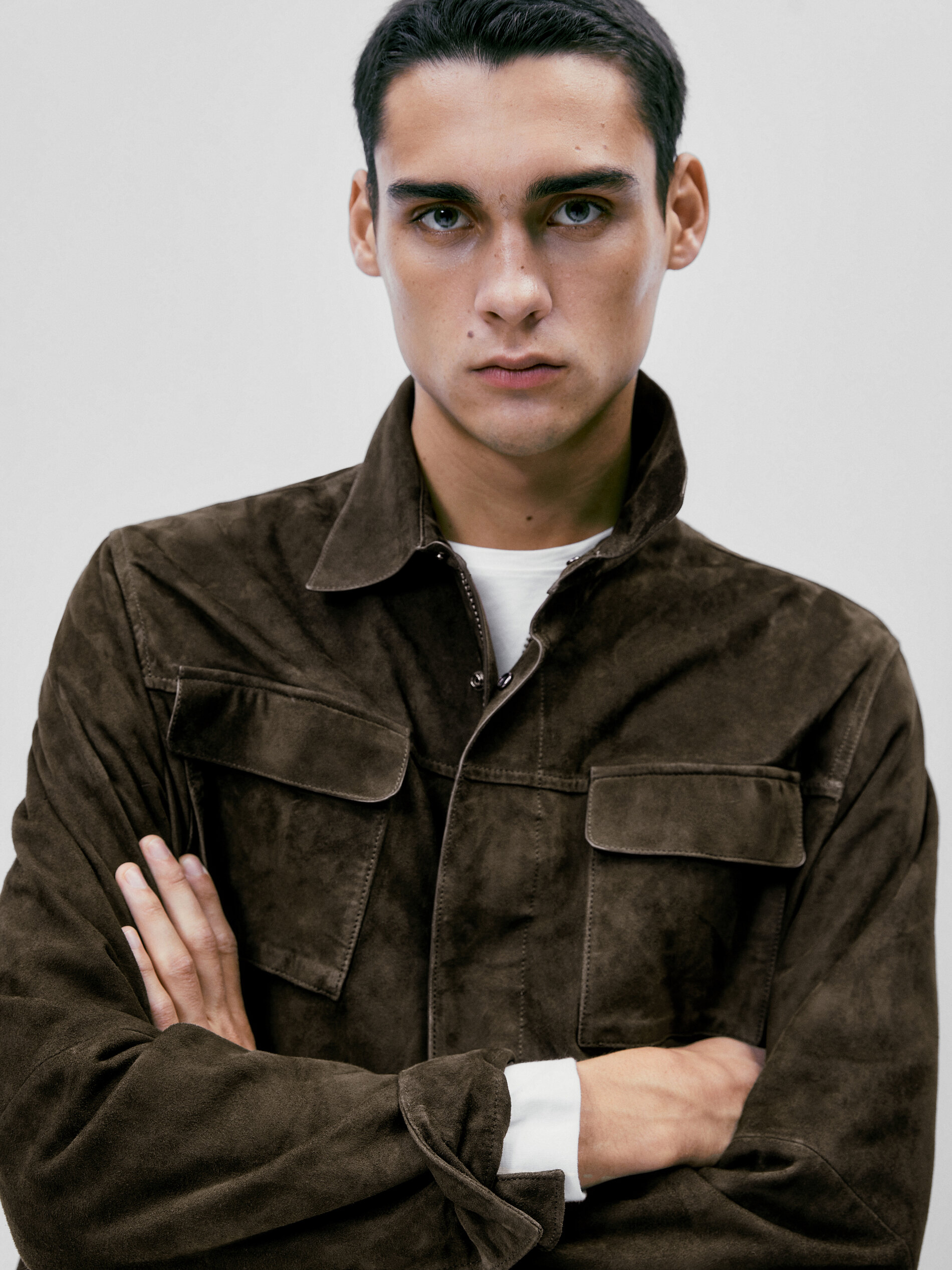 Sobrecamisa de ante - KAKI