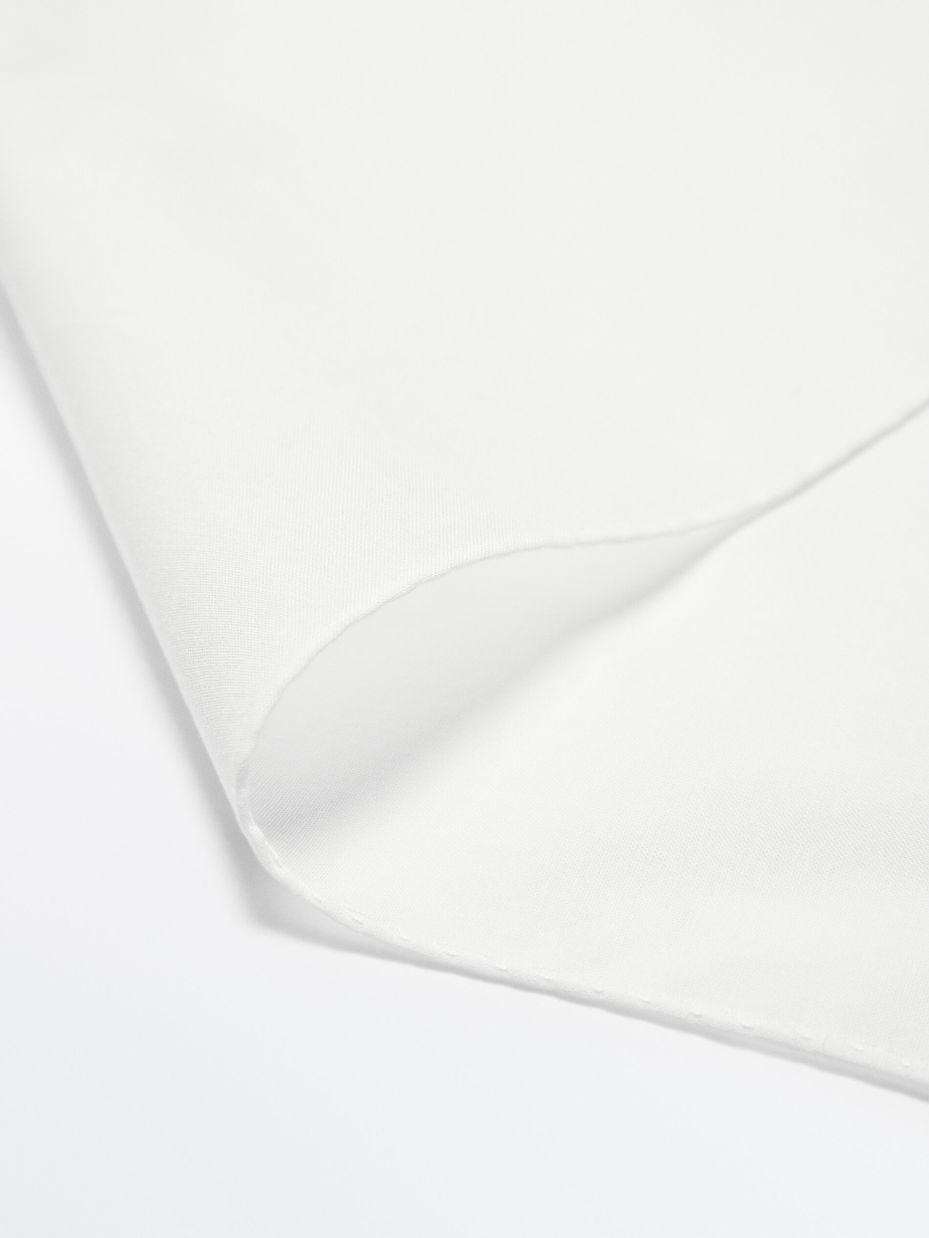 Pañuelo liso 100% algodón - BLANCO