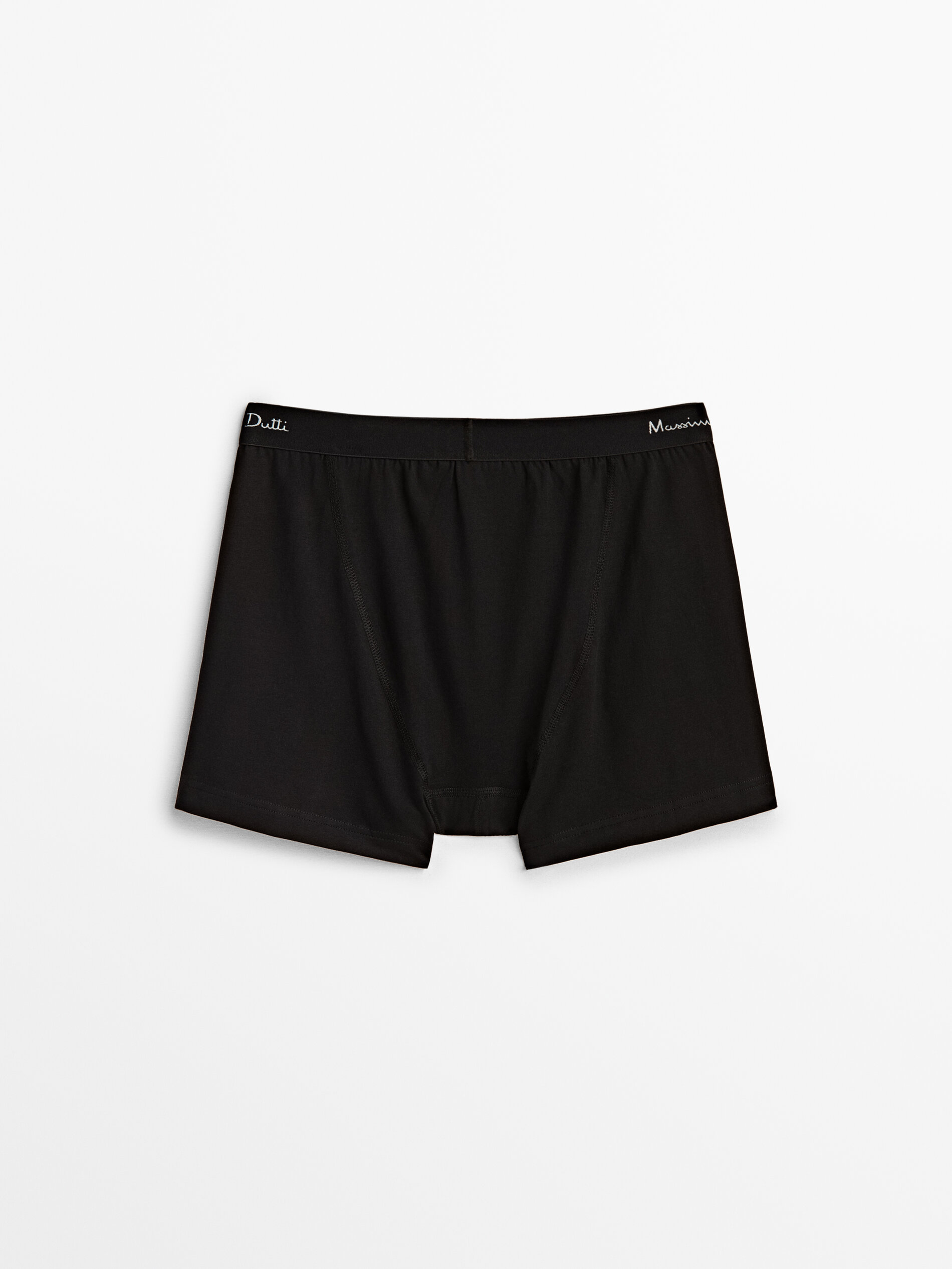 Calzoncillo bóxer algodón - NEGRO