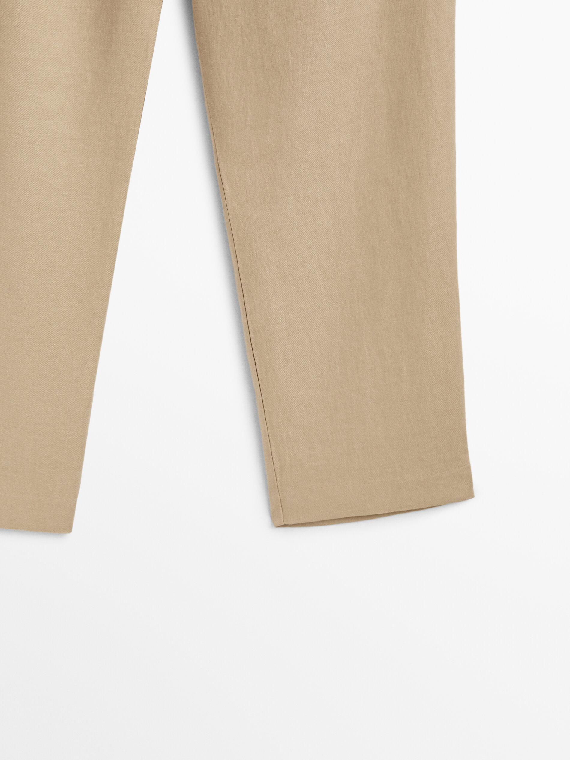 Pantalón 100% lino pinzas - Lavado