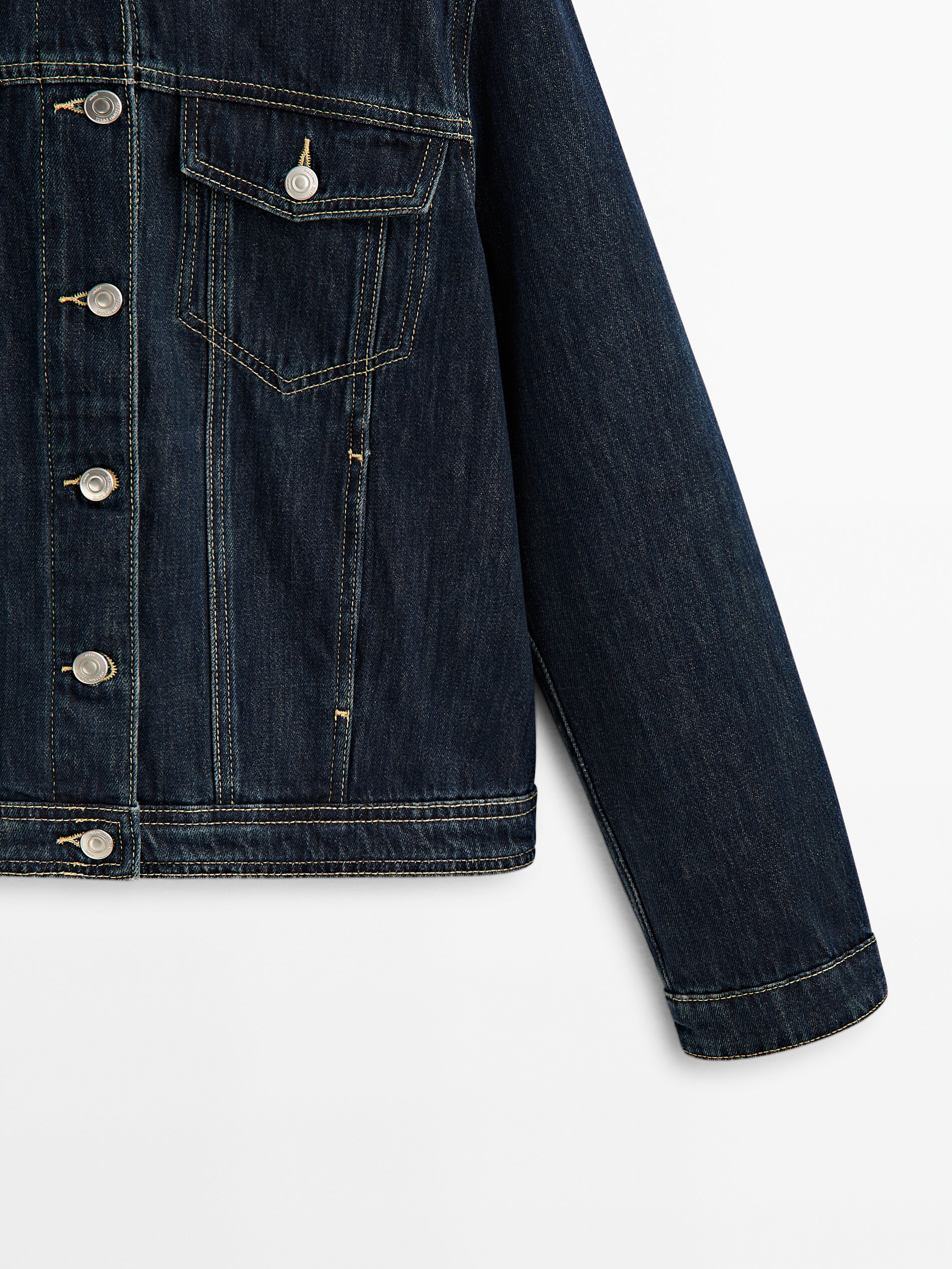 Cazadora vaquera trucker - AZUL OSCURO