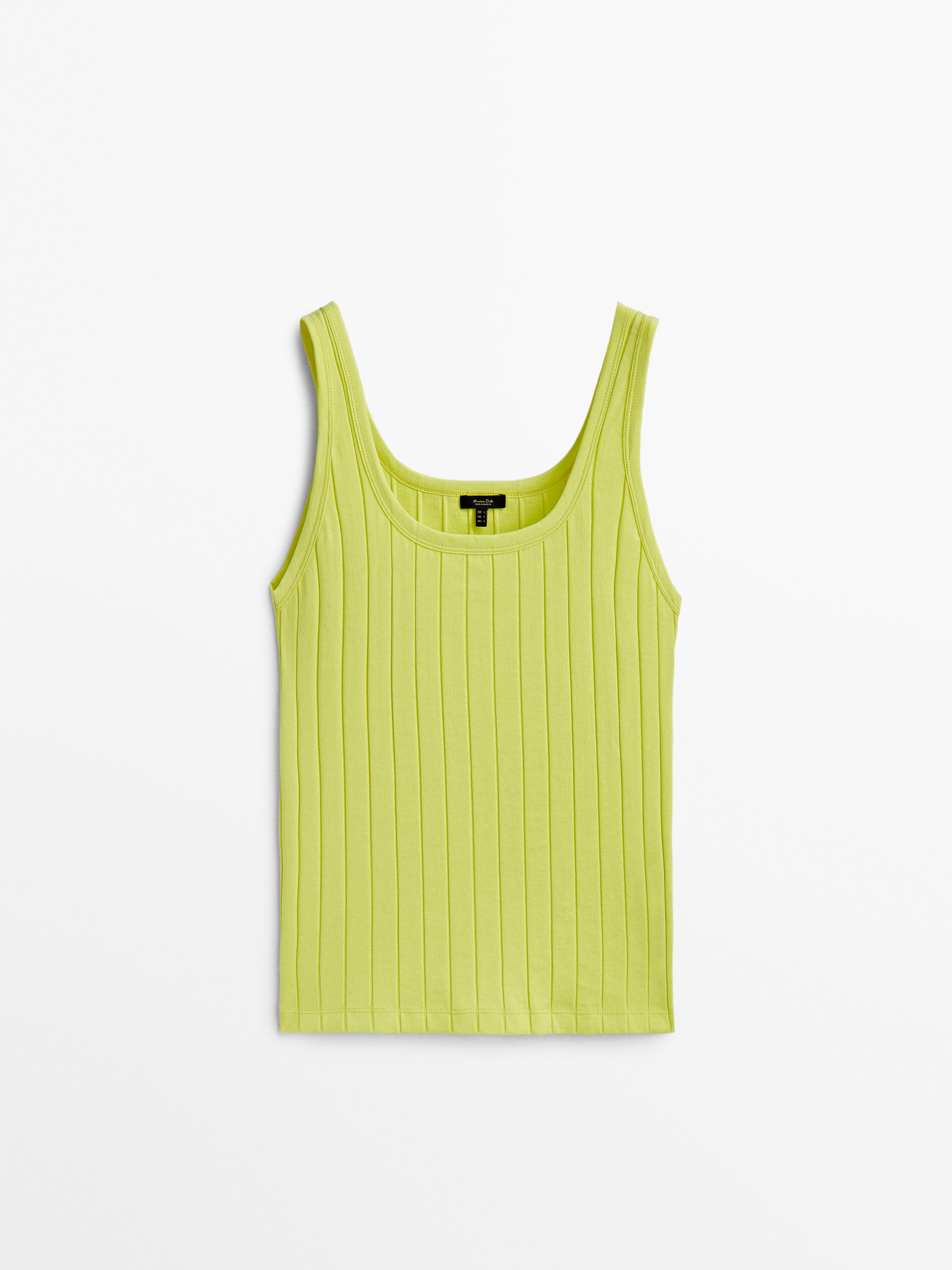 Camiseta tirantes canalé ancho - LIMA