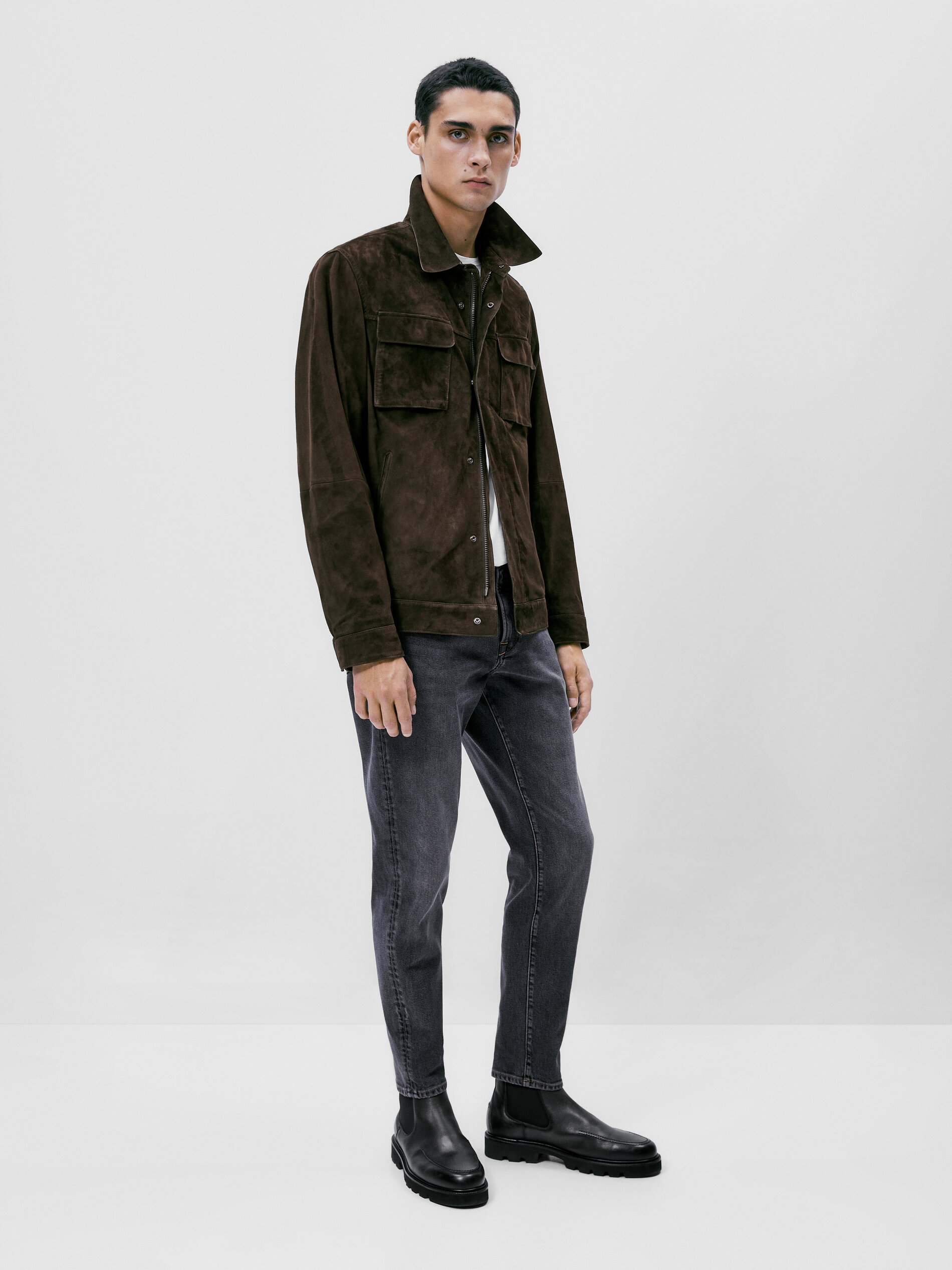 Pantalón vaquero tapered fit - INDIGO