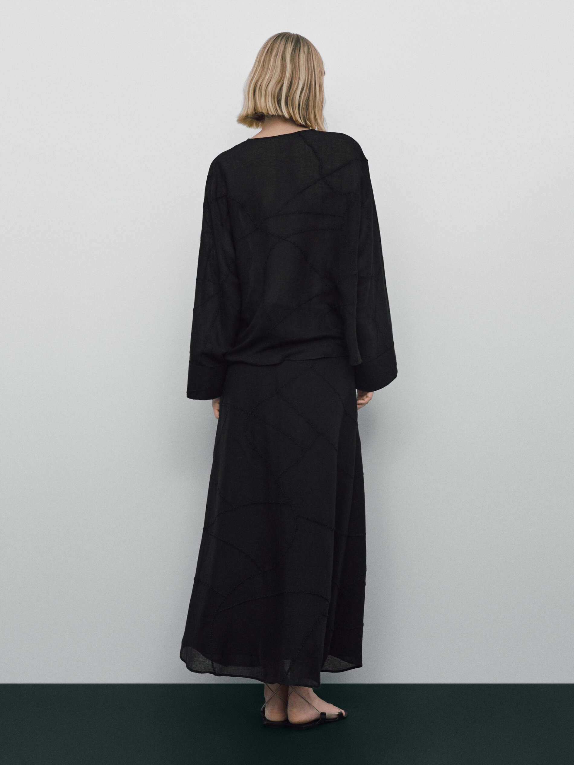 Camisa detalle bordados Limited edition - NEGRO