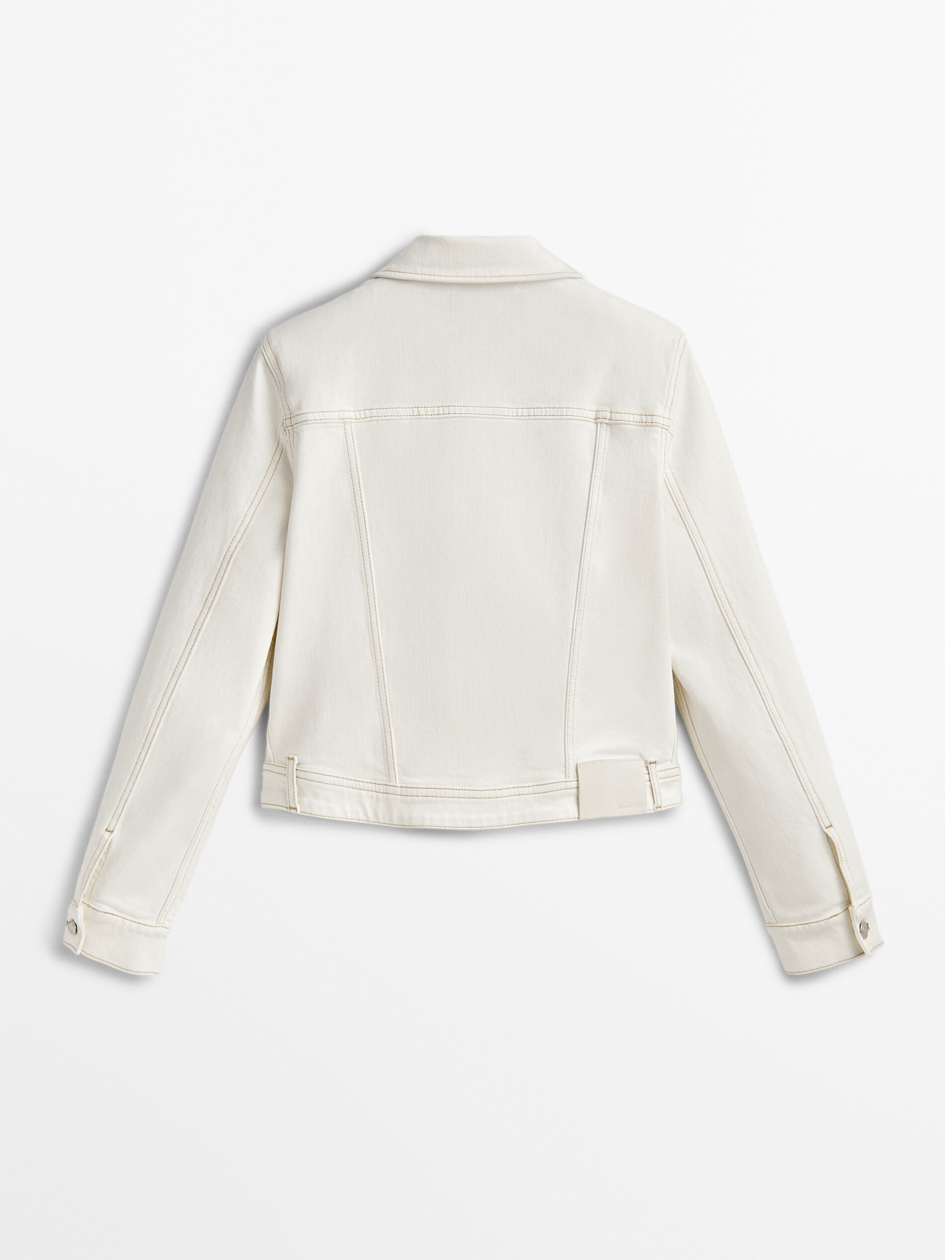 Cazadora vaquera pespuntes - CRUDO