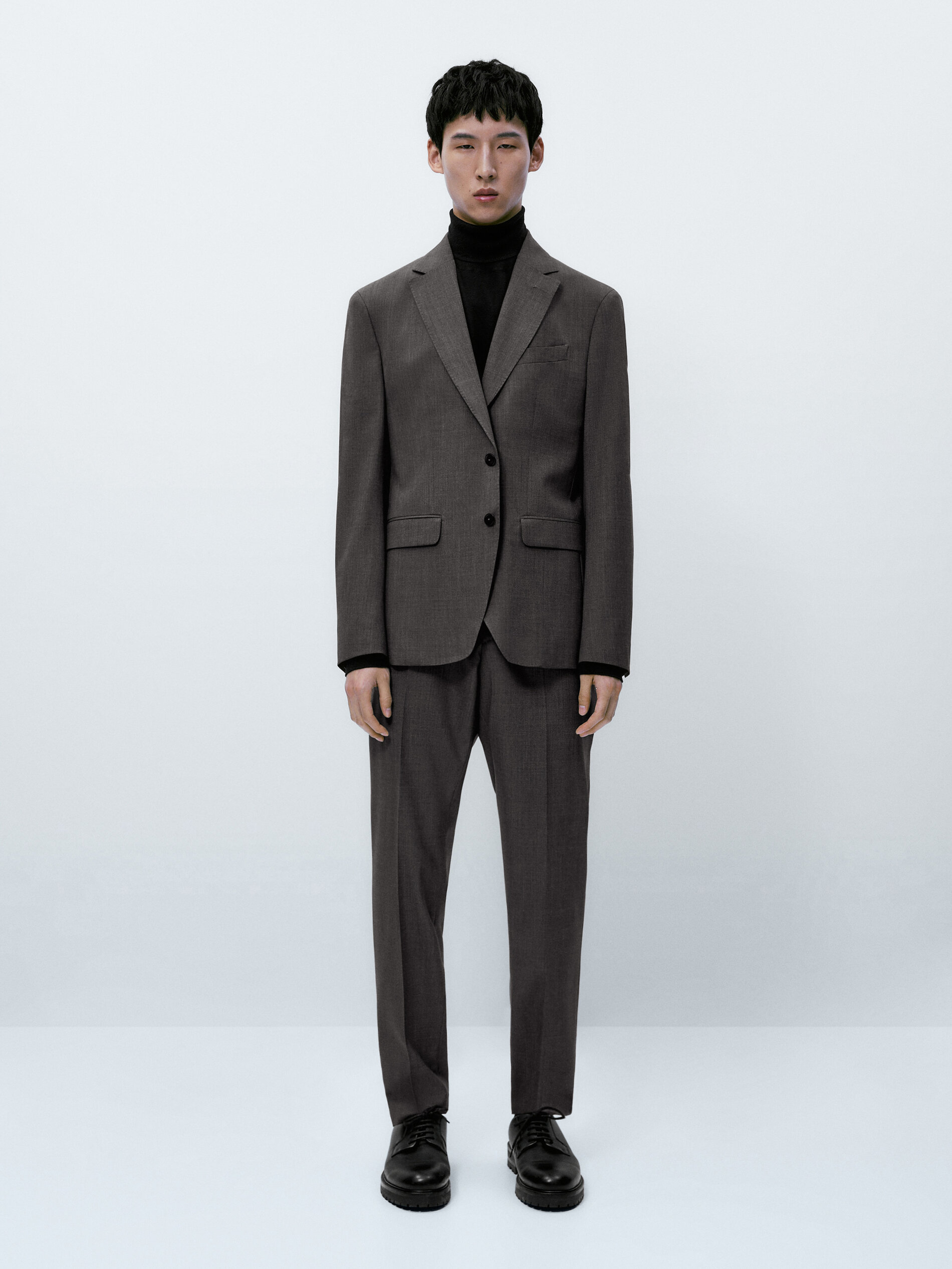 Pantalón traje gris lana bi-stretch - GRIS VIGORÉ