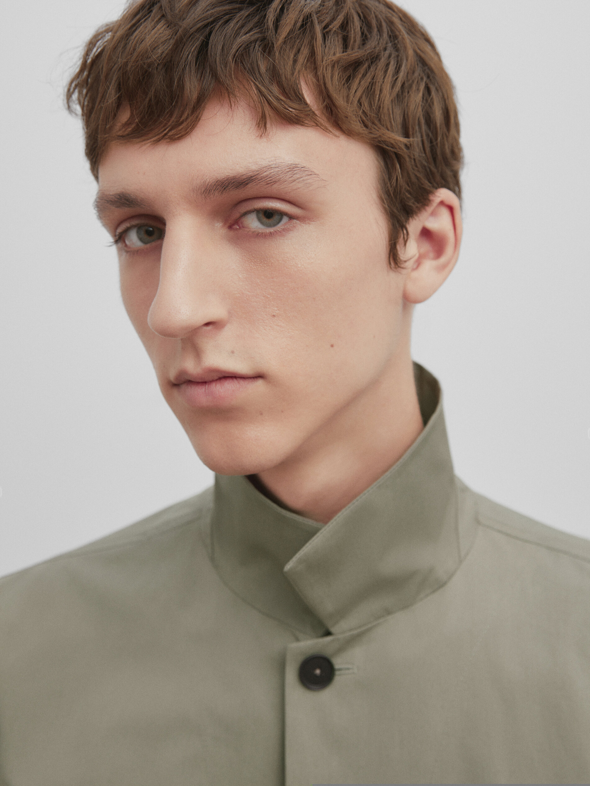 Sobrecamisa algodón bolsillos -Studio - Kaki