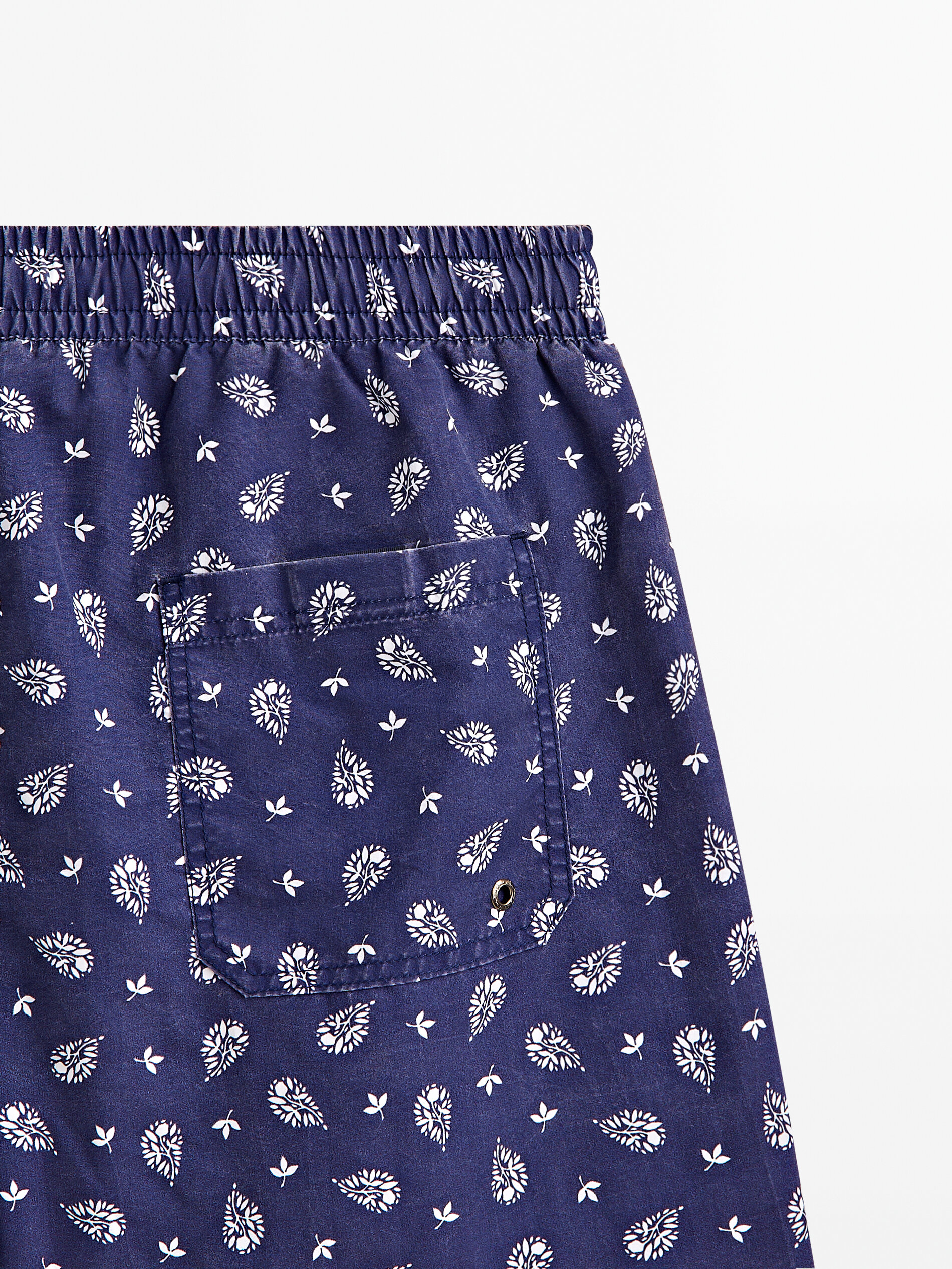 Bañador estampado - AZUL MARINO