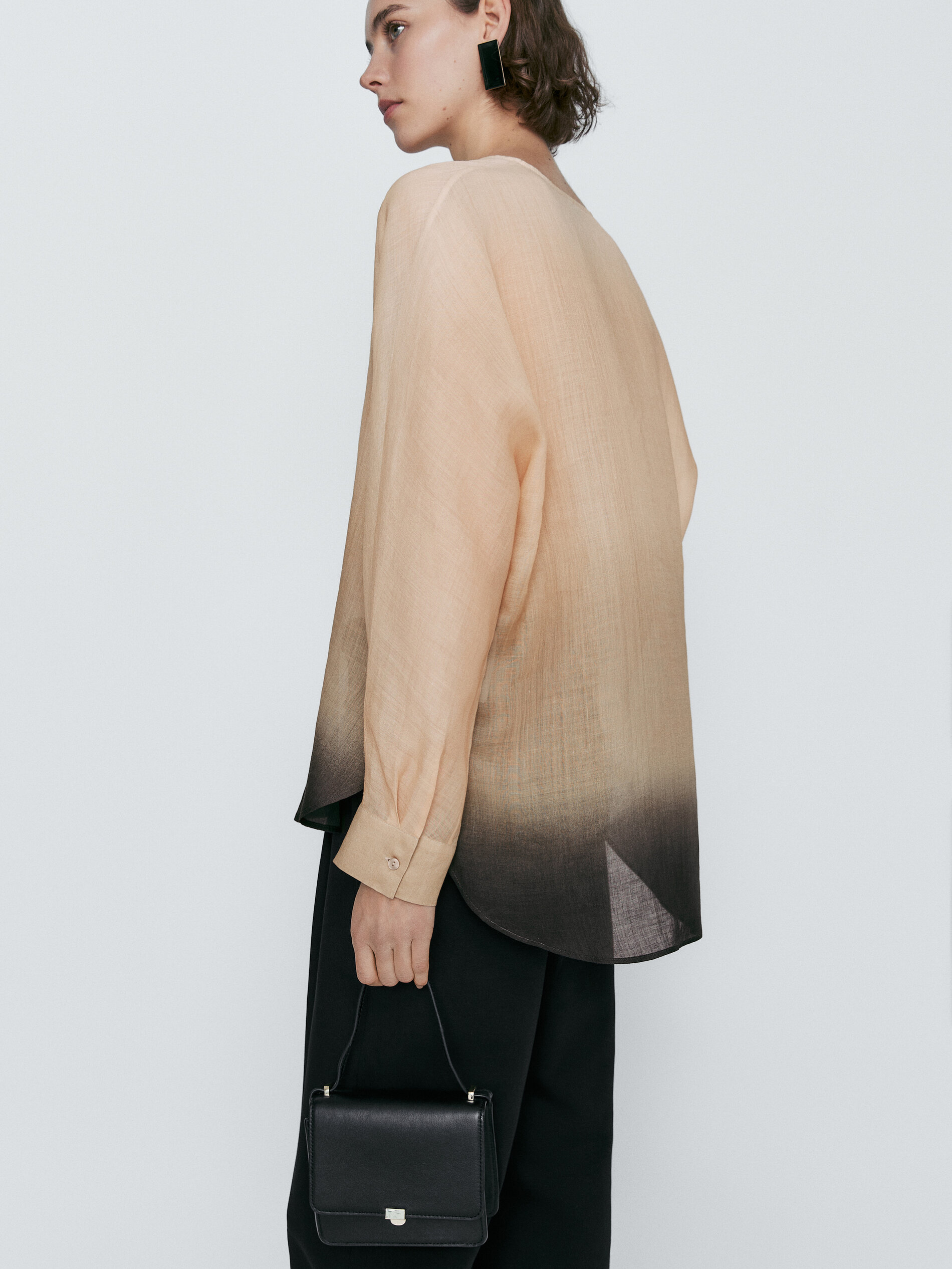 Camisa ramio degradado - CRUDO