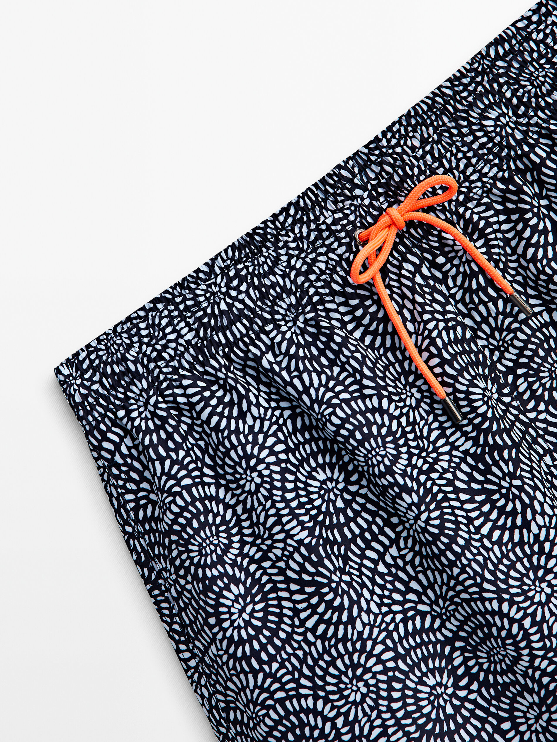 Bañador estampado espiral - AZUL MARINO