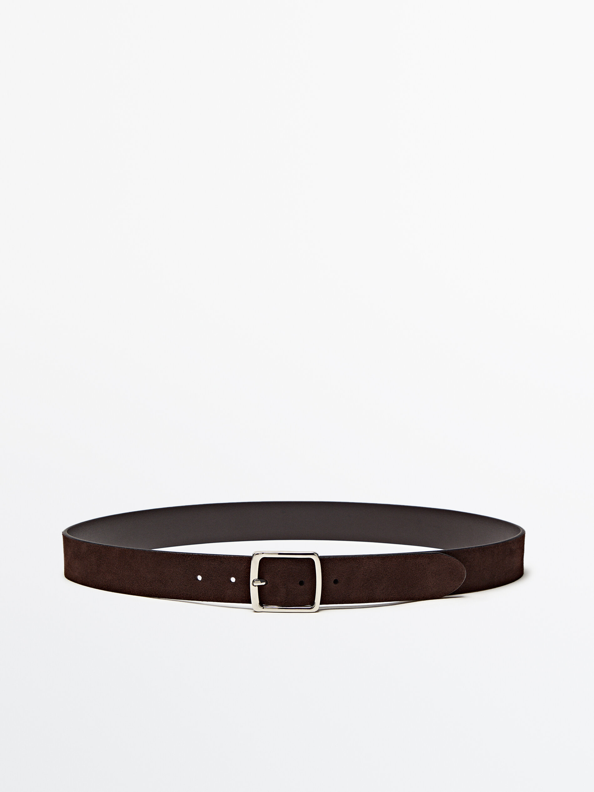 Cinturón piel ante - MARRÓN