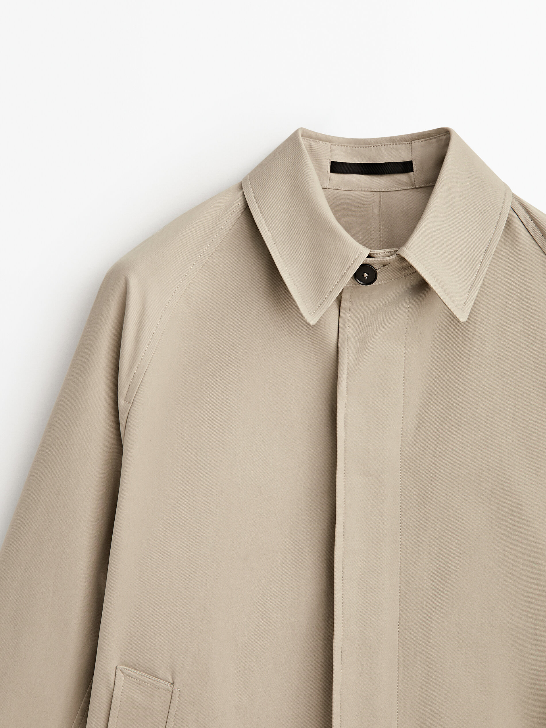 Chaqueta trench algodón volumen -Studio - ARENA