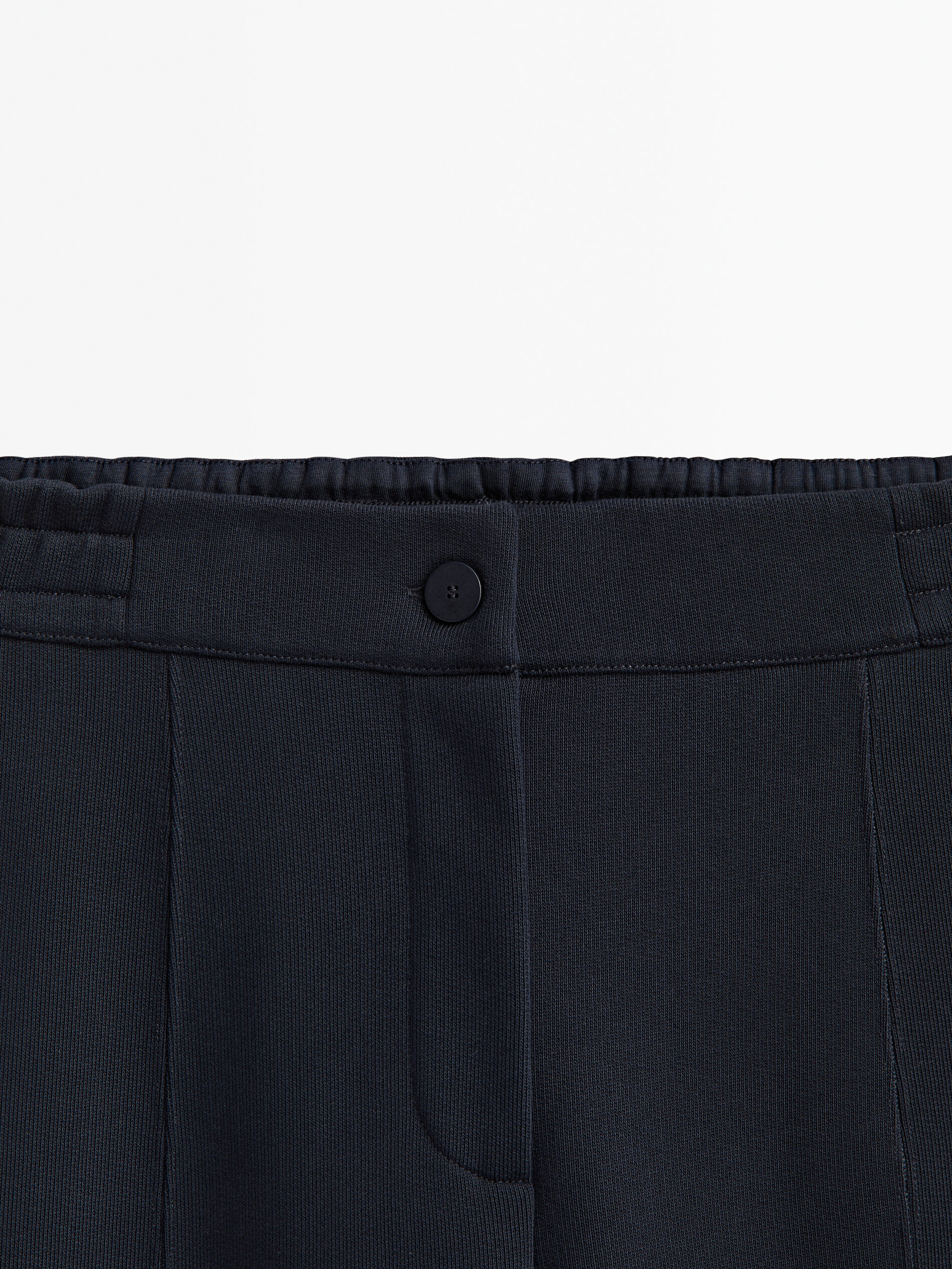 Pantalón algodón jogging fit - AZUL MARINO