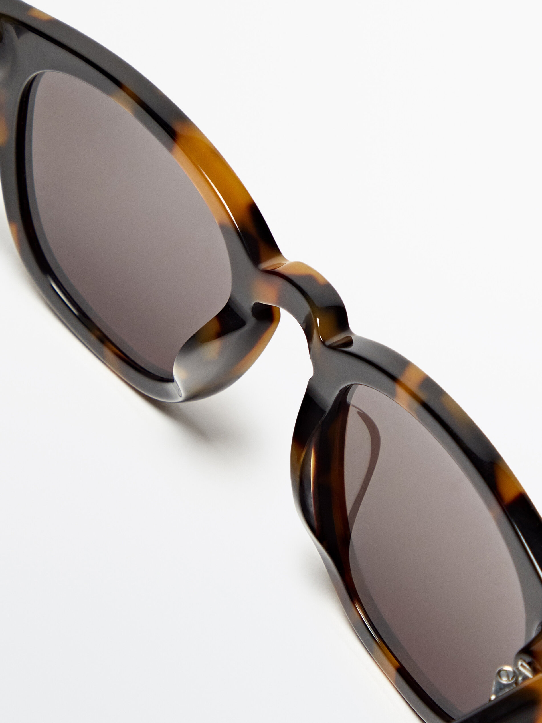 Gafas de sol de pasta efecto carey - MARRÓN