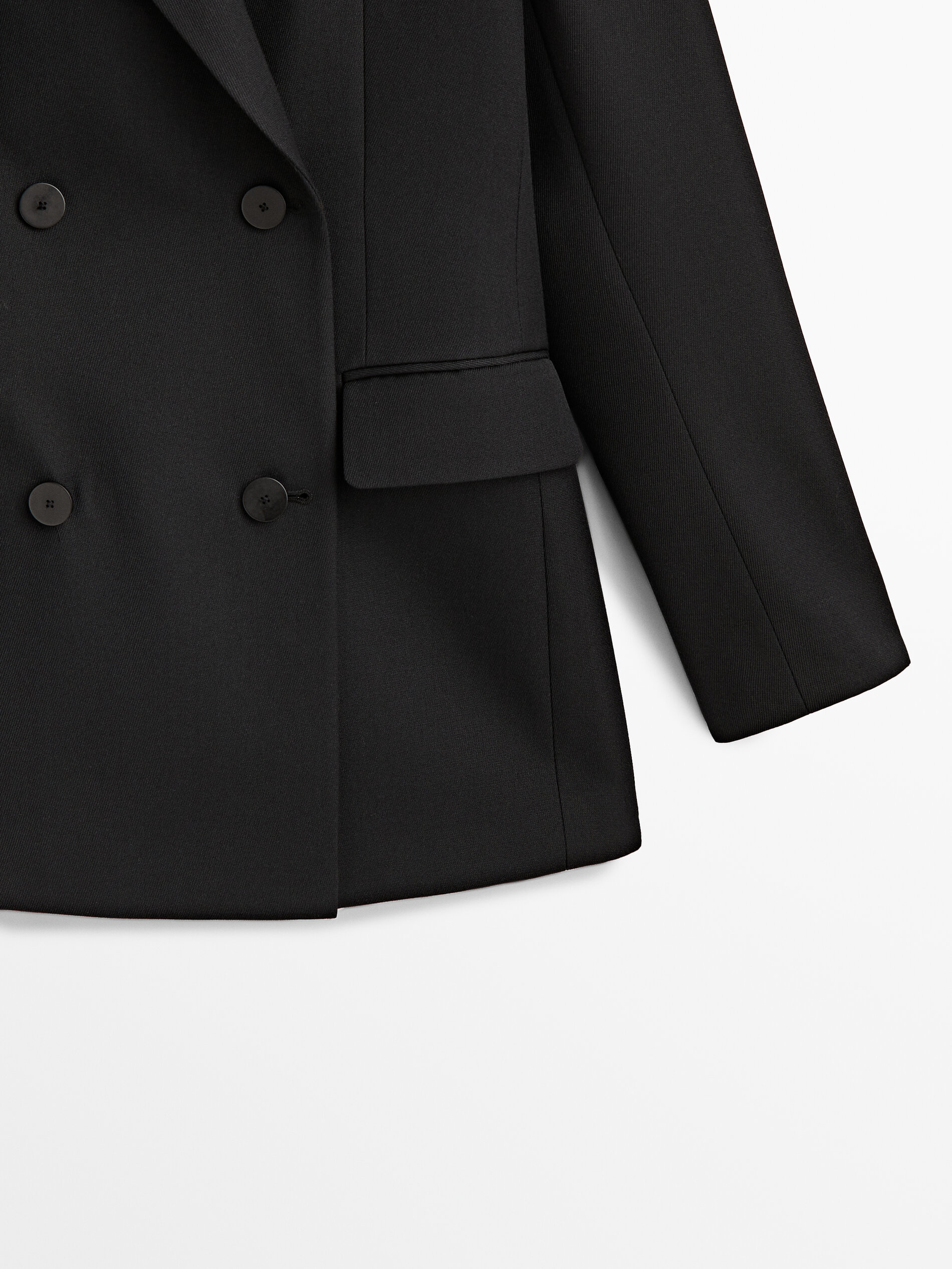 Americana cruzada negra - NEGRO