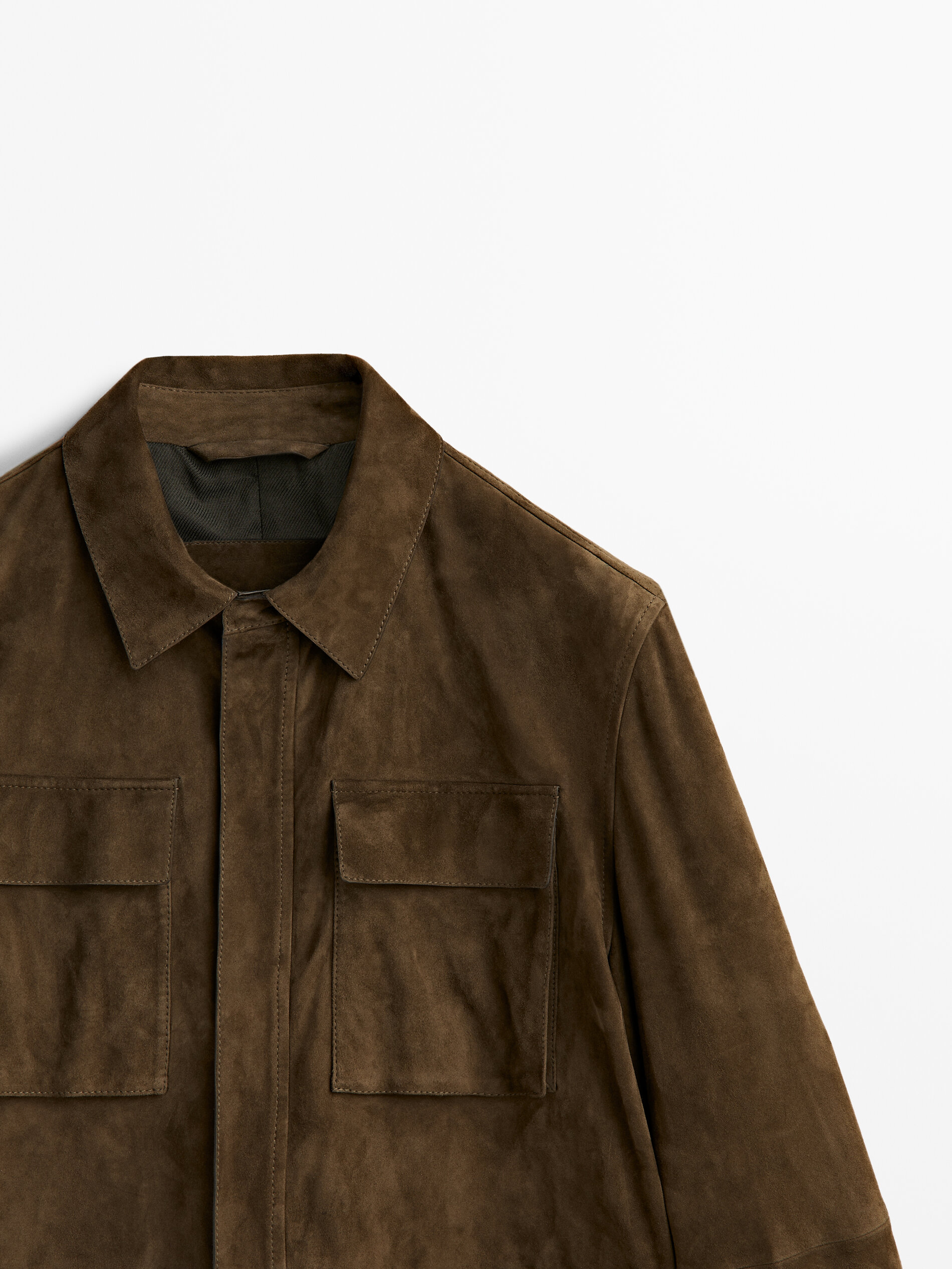 Chaqueta ante bolsillos - CAREY