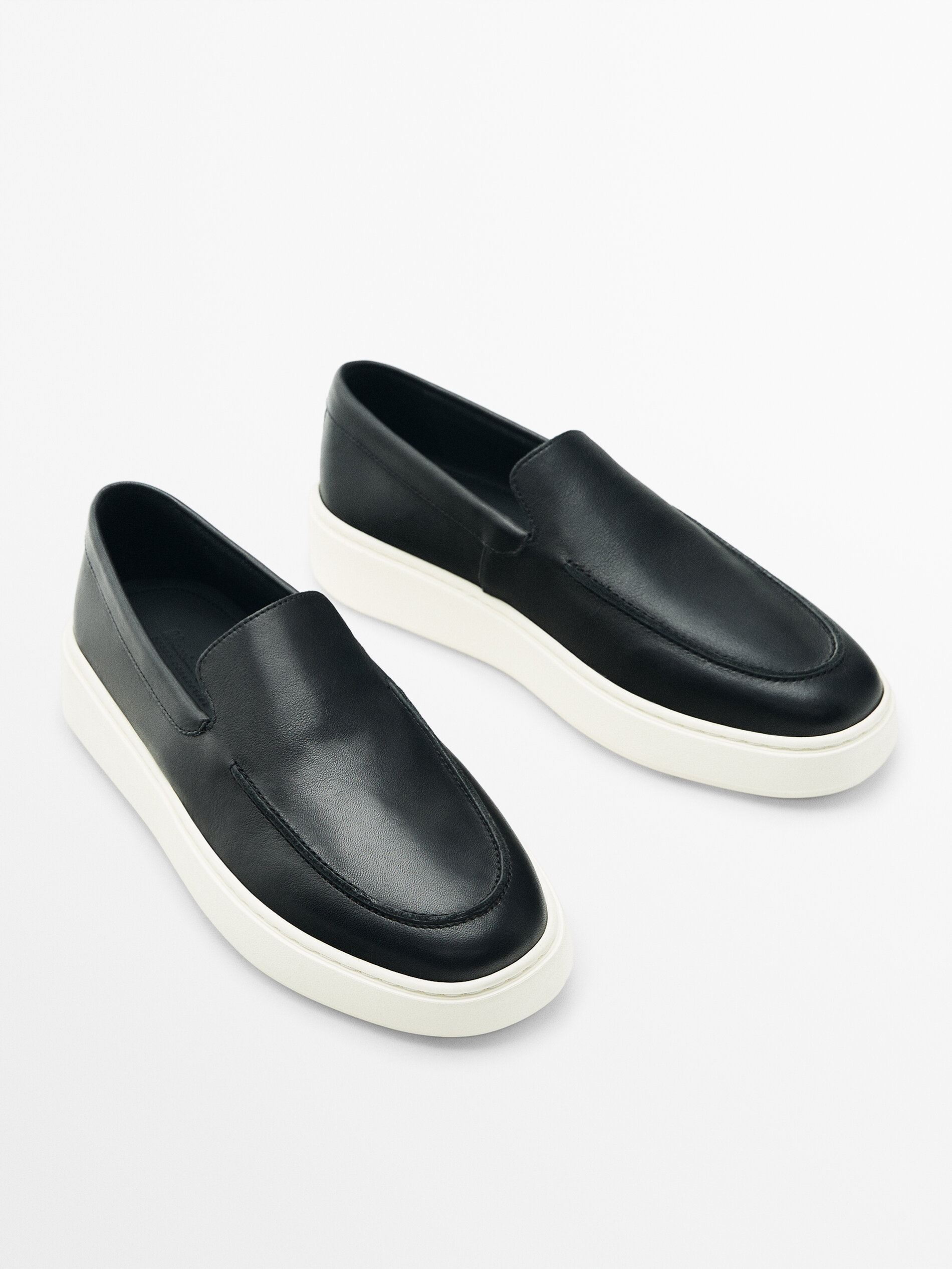 Mocasín soft napa negro - NEGRO