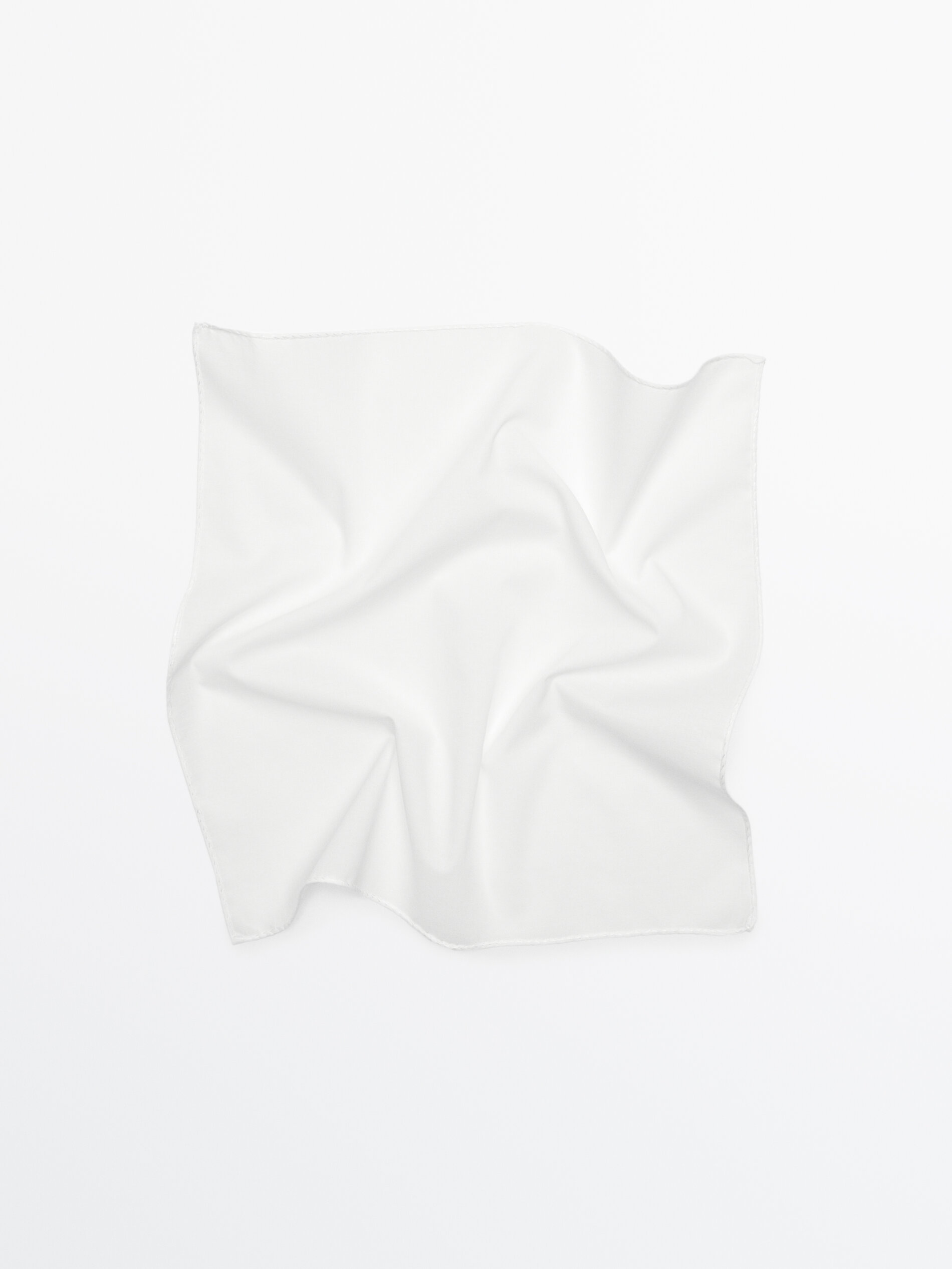 Pañuelo liso 100% algodón - BLANCO