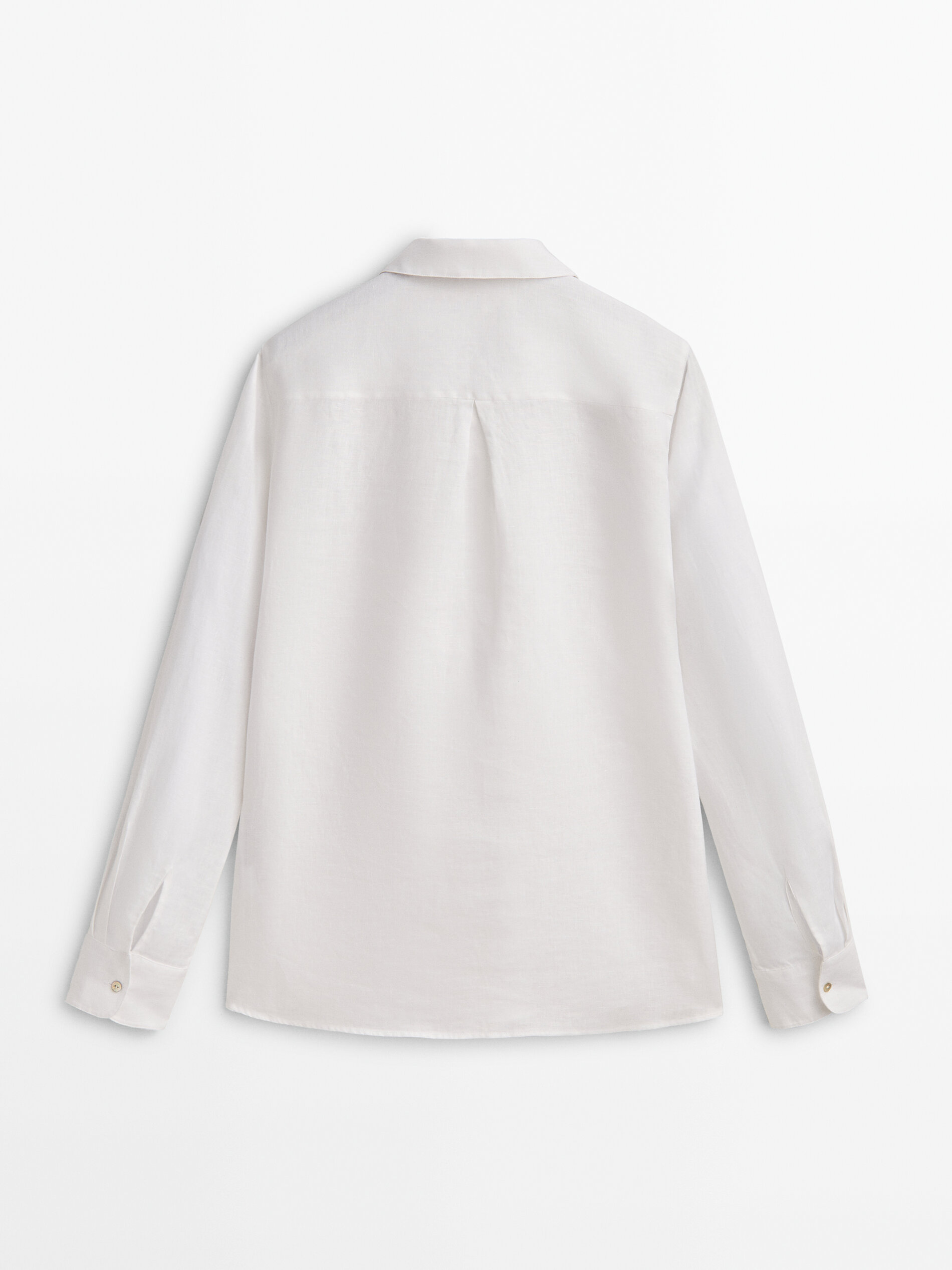 Camisa 100% lino - BLANCO