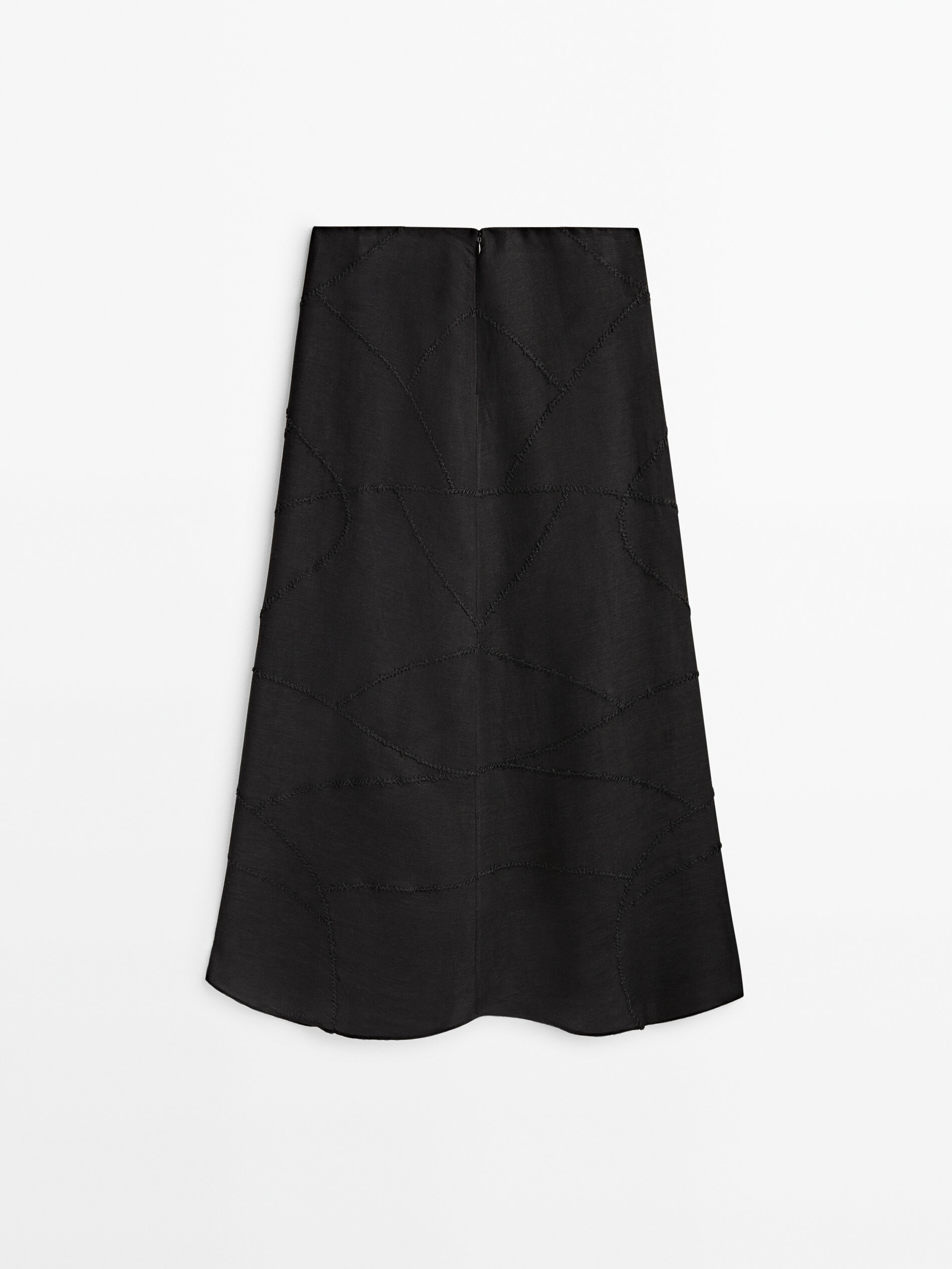 Falda detalle bordados Limited edition - NEGRO