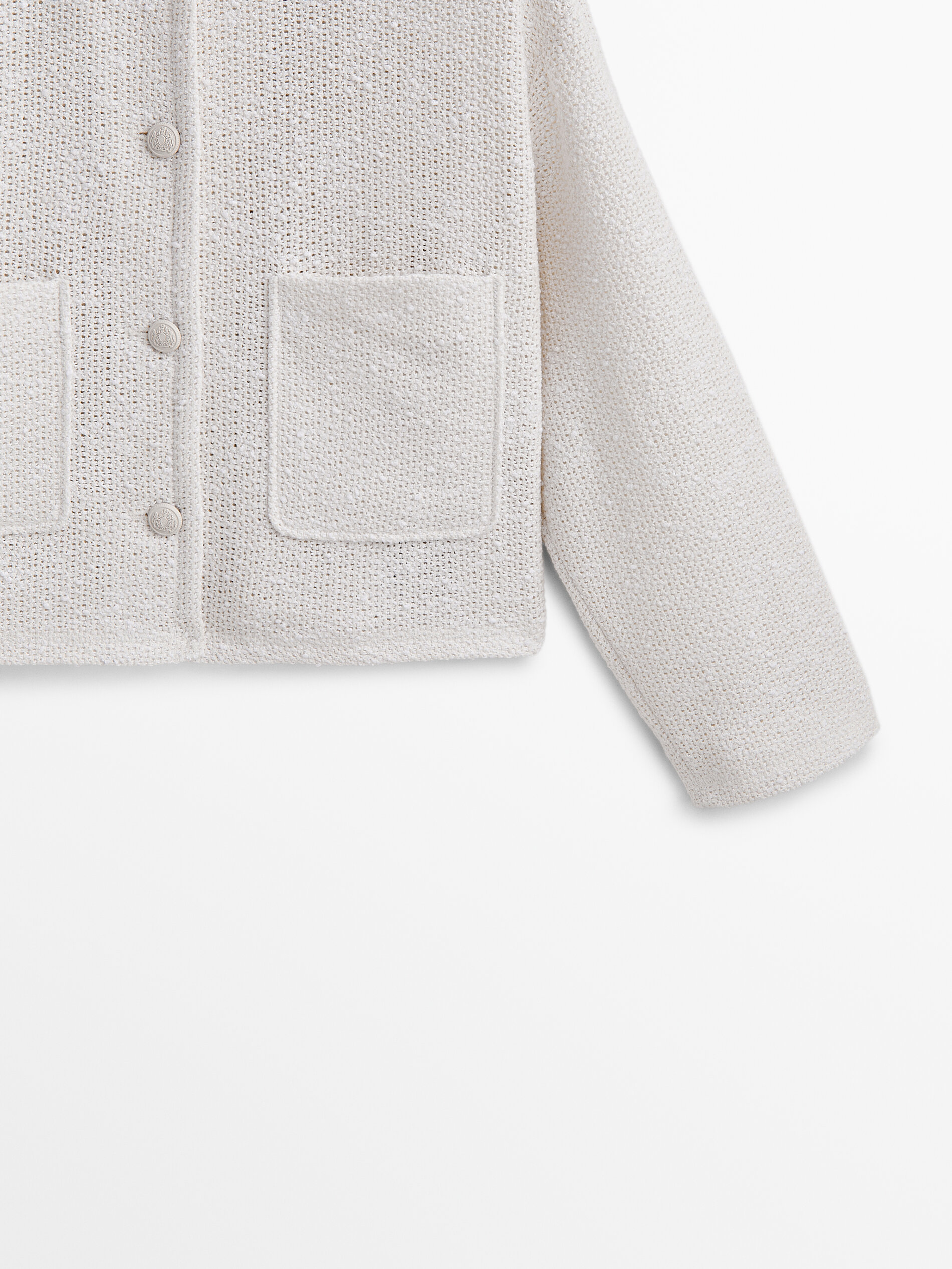 Chaqueta corta estructura - CRUDO