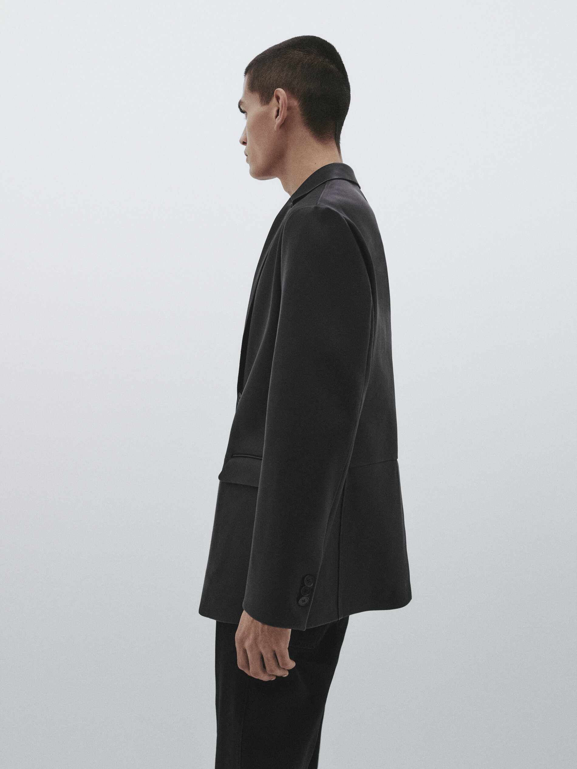 Americana piel negra -Studio - NEGRO