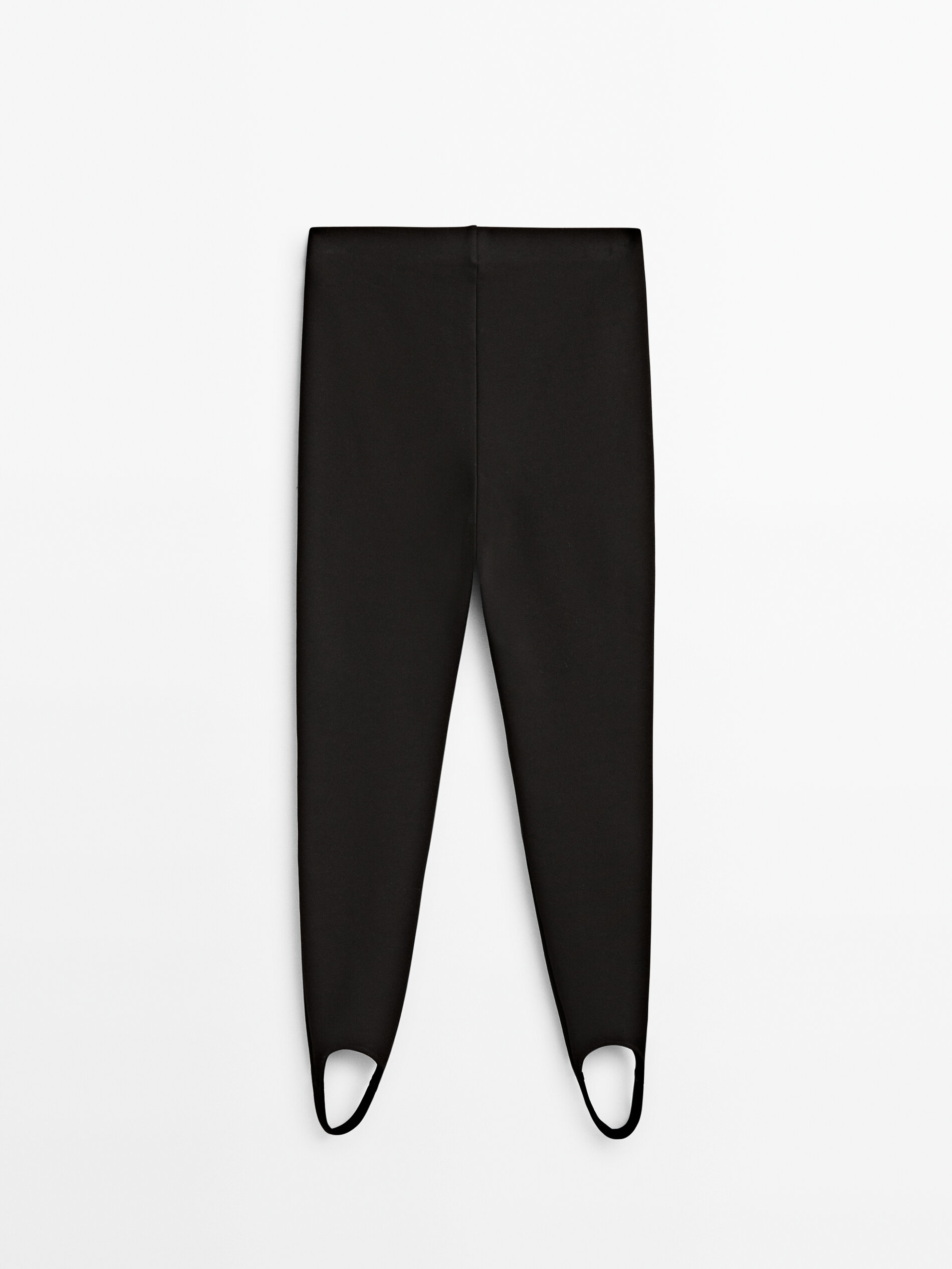 Pantalón legging negro fuseau - NEGRO