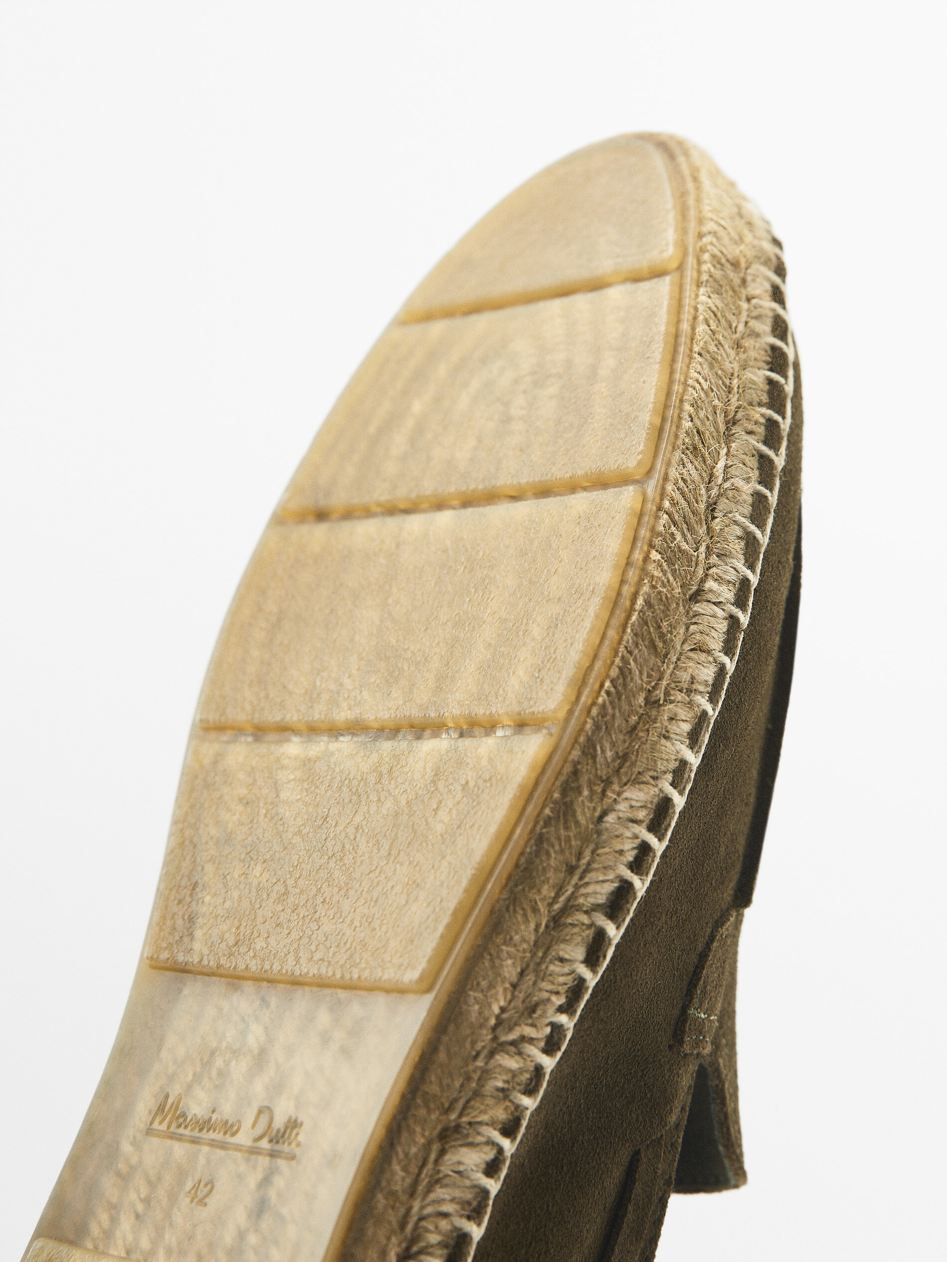 Alpargata bordón serraje - KAKI