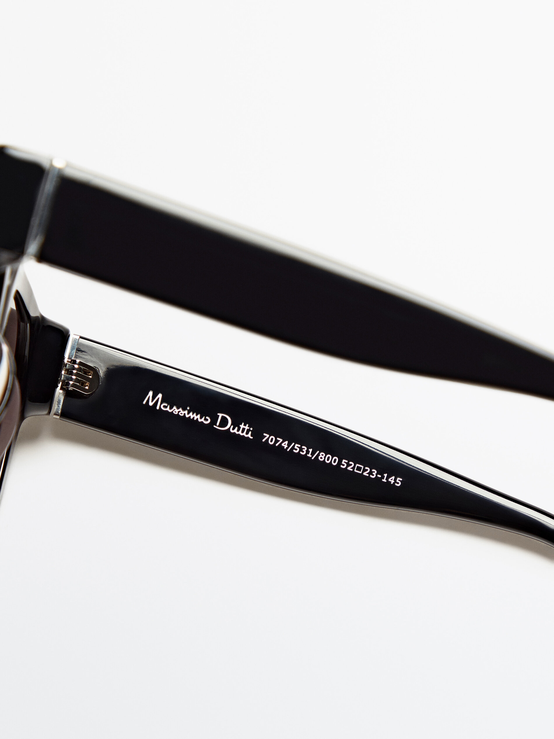 Gafas de sol cuadradas negras - NEGRO