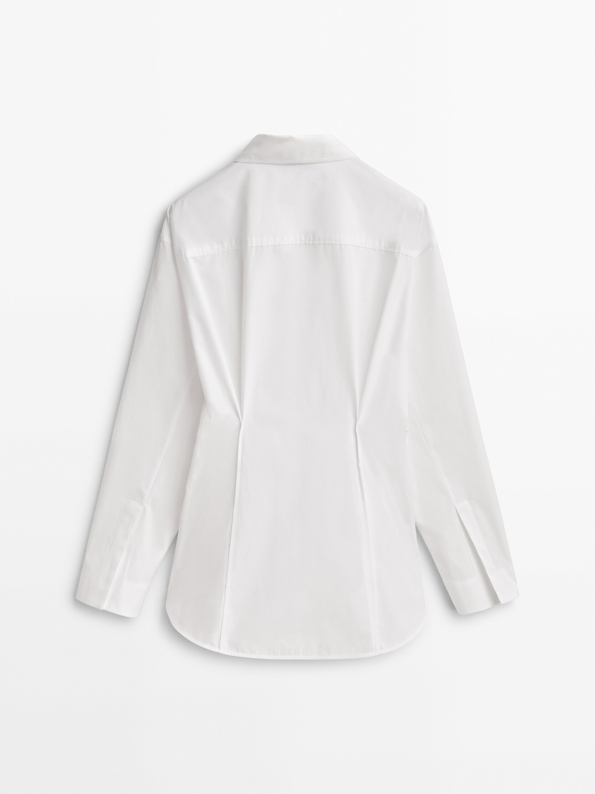 Camisa popelin pinzas - BLANCO