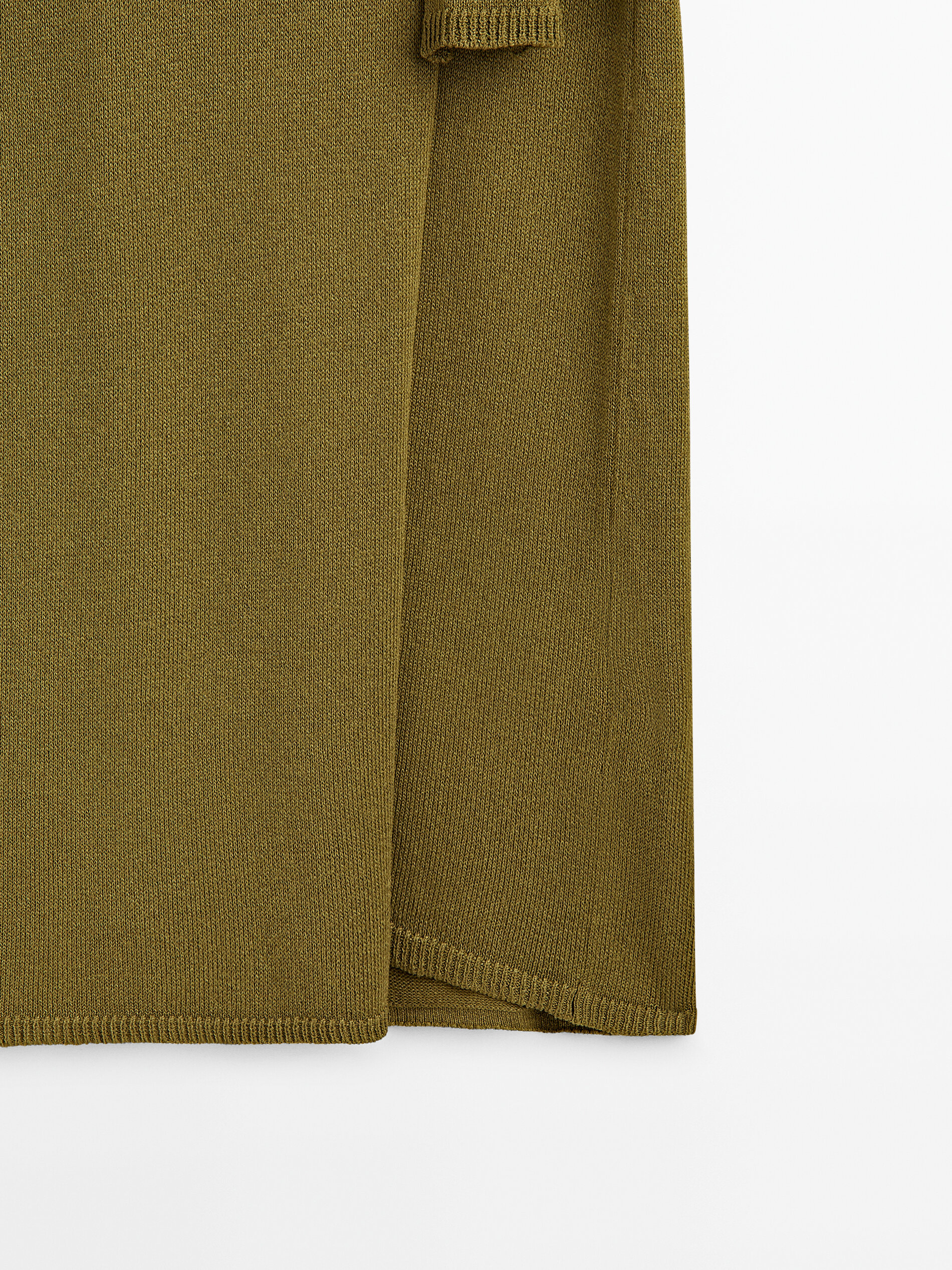 Falda punto nudo lateral - OLIVA